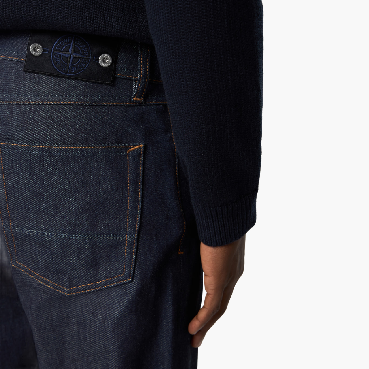 Jean Stone Island regular indigo raw