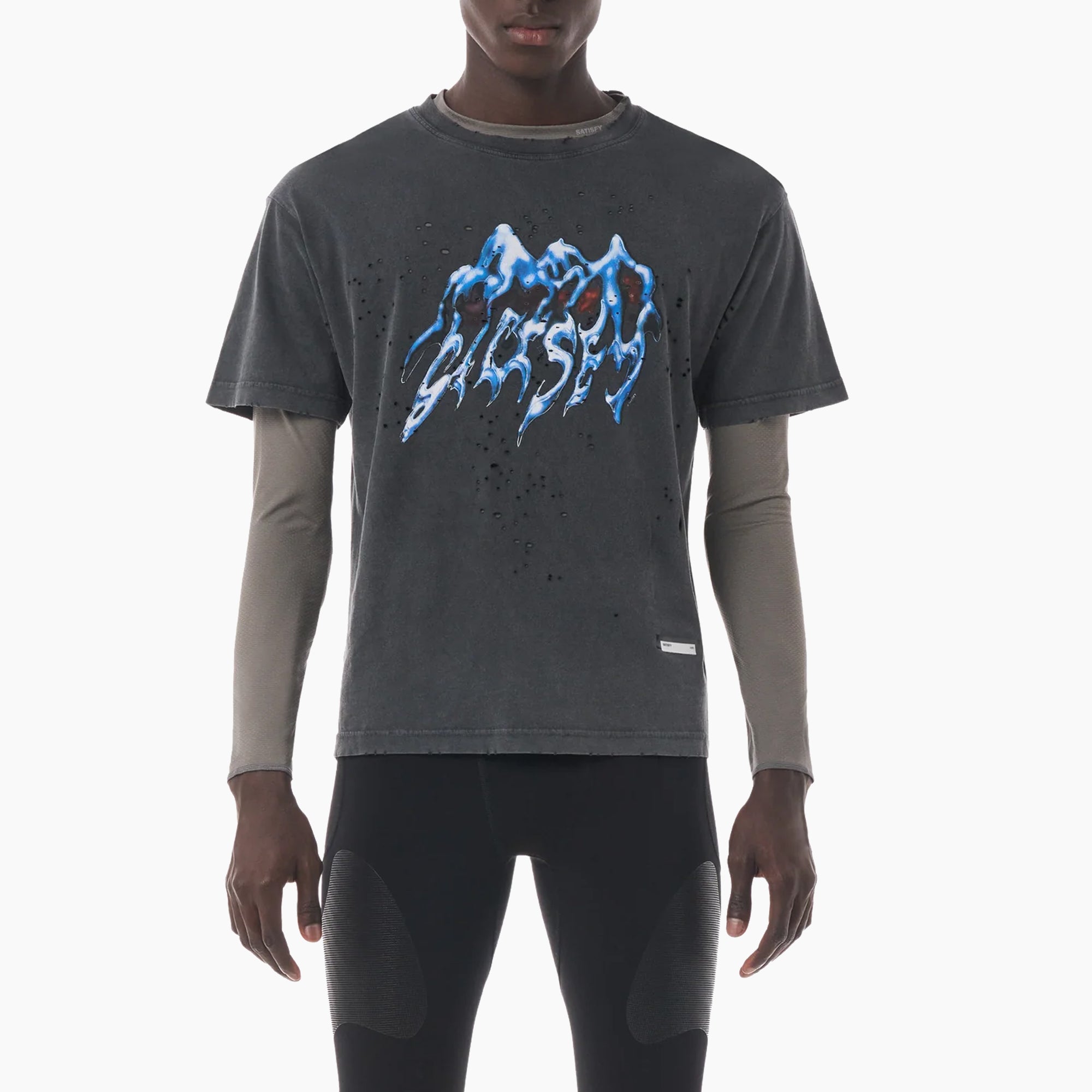 T-shirt Satisfy MothTech™ Aged Black Graphic