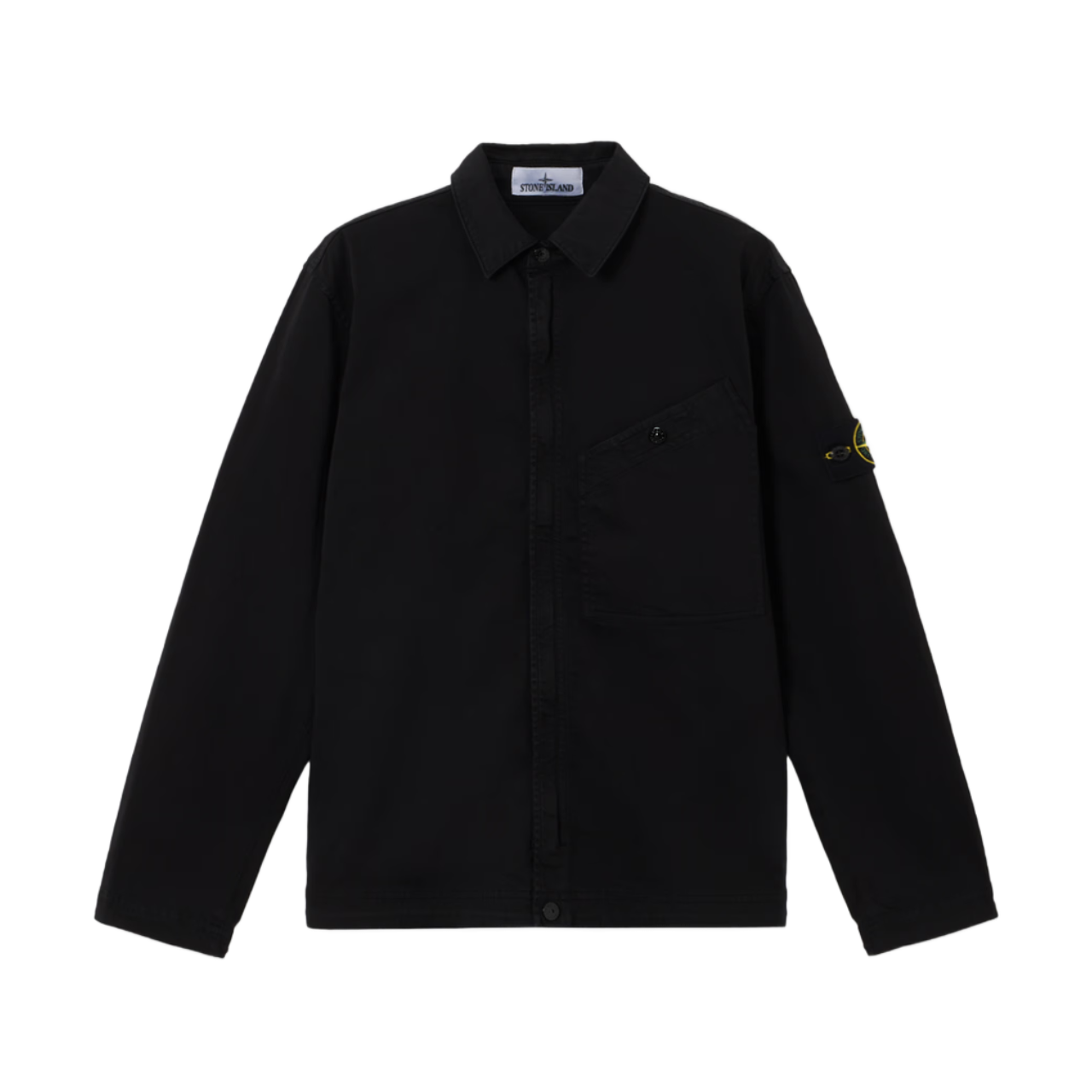 Stone Island stretch satin overshirt