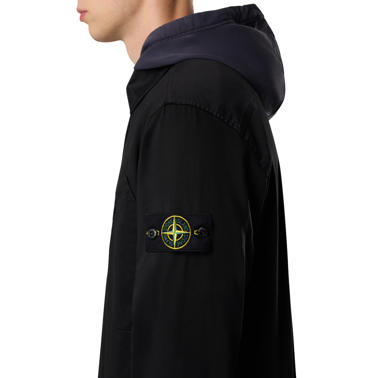 Surchemise Stone Island satin stretch