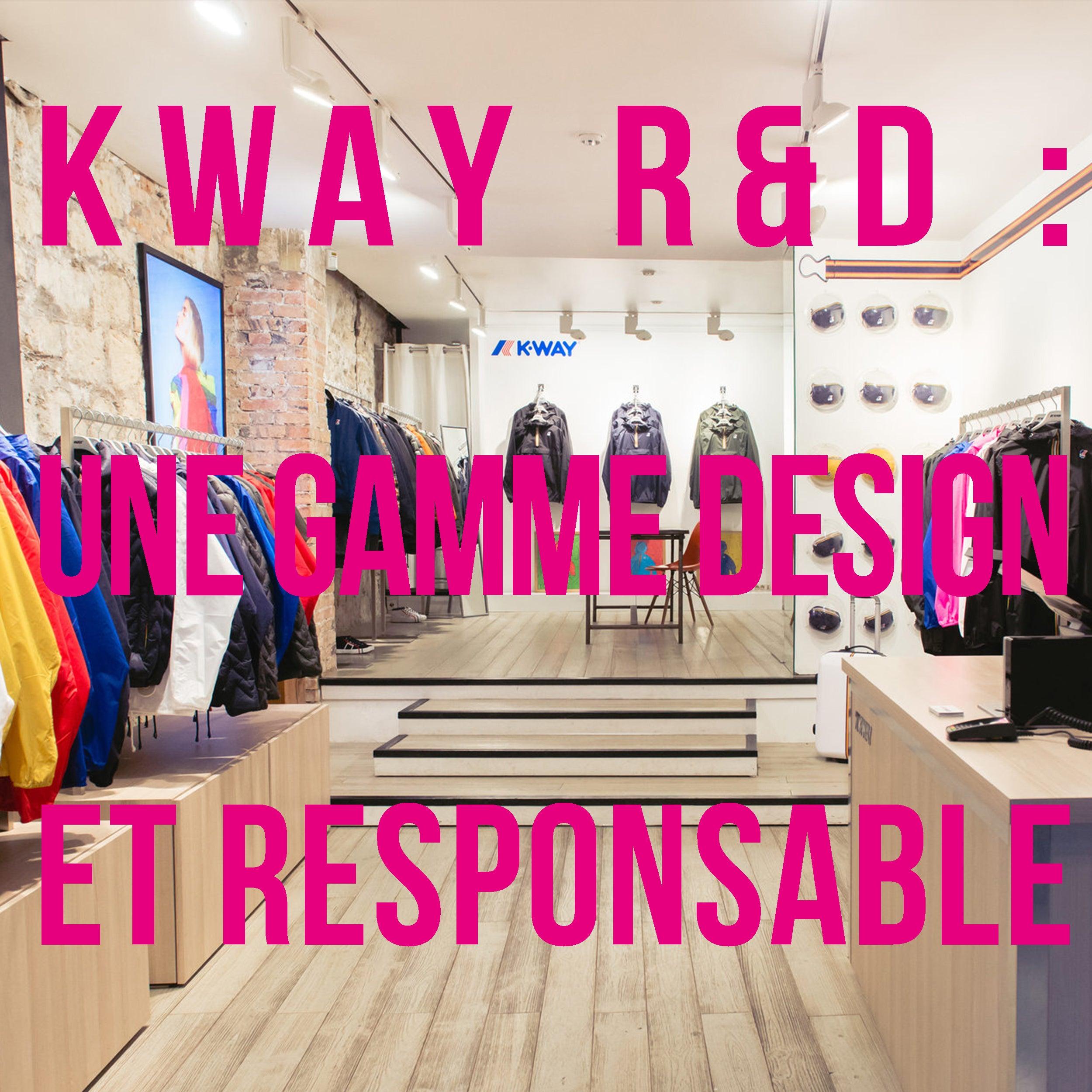 Kway R&D, une gamme design et éco responsable - Lesthete