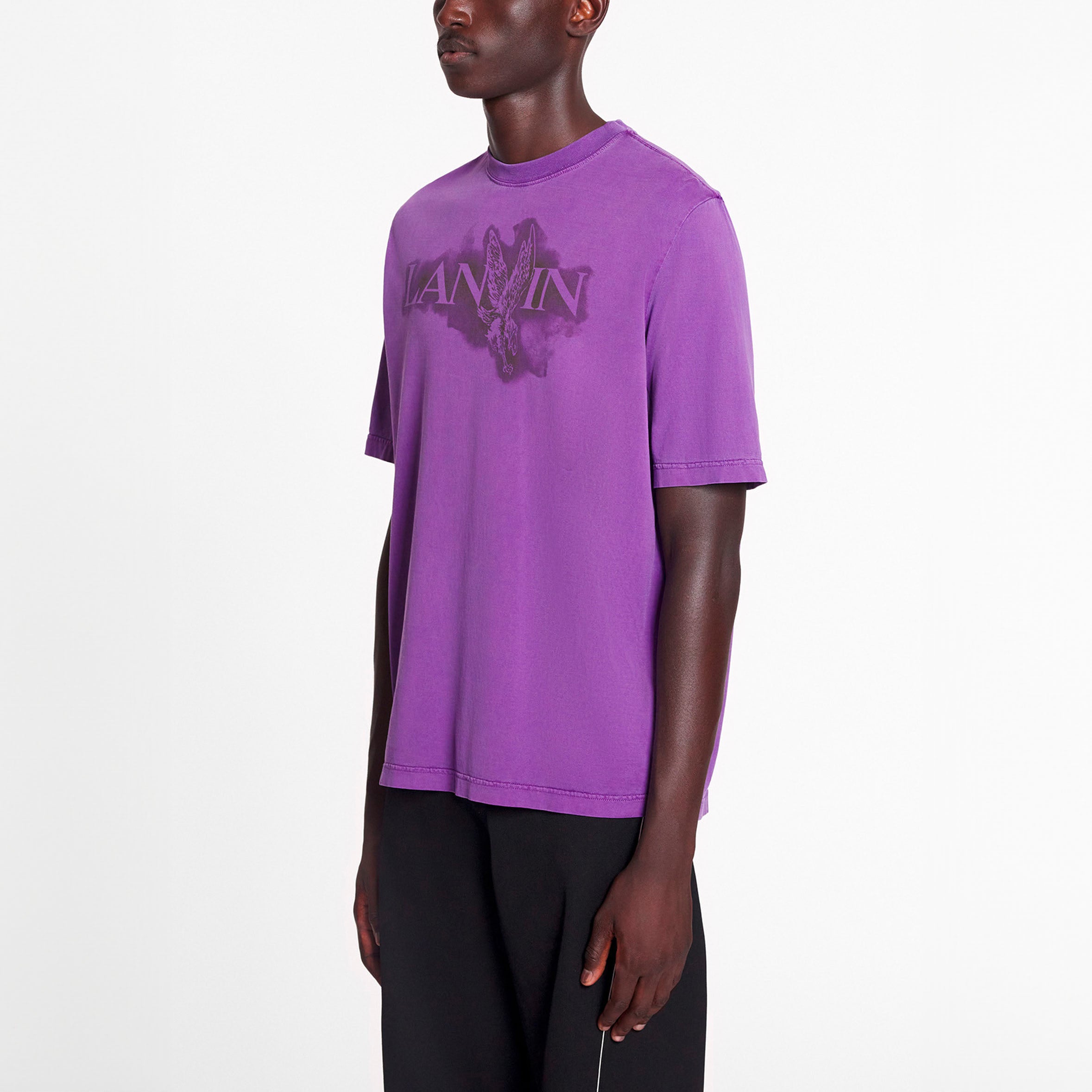 Lanvin X Future Purple Eagle T-shirt