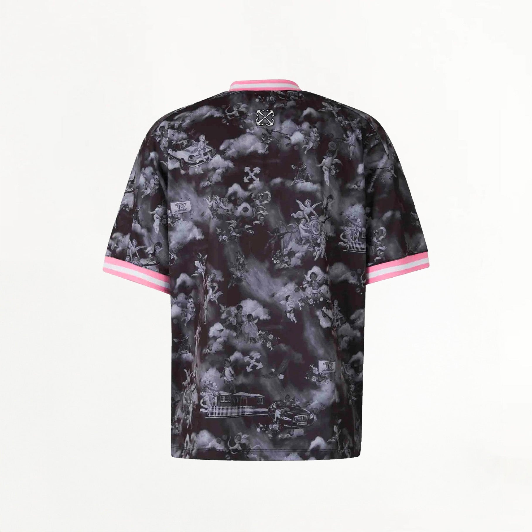 T-shirt Off-White Fresco Soccer Noir/Gris