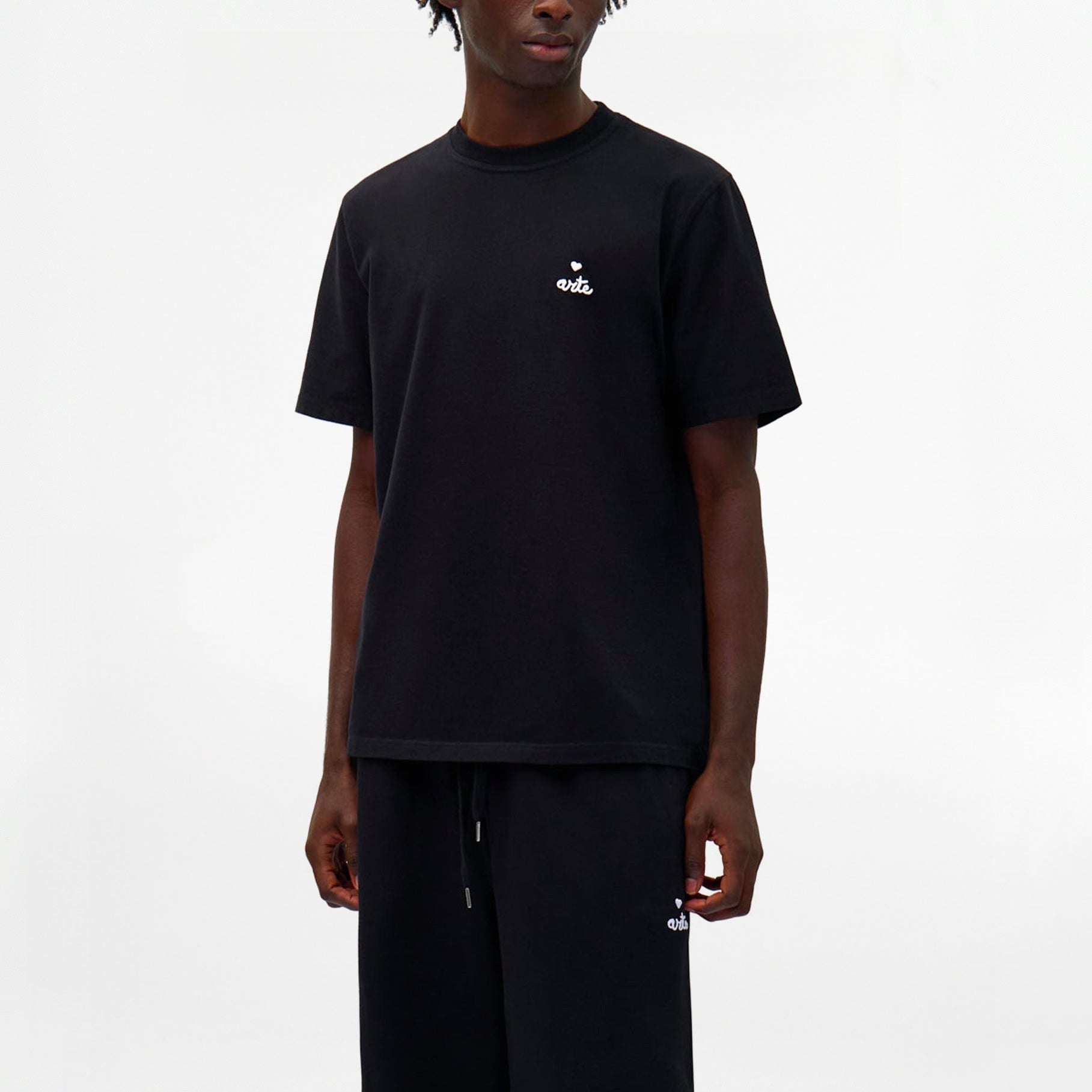 T-shirt Arte Heart Logo Noir