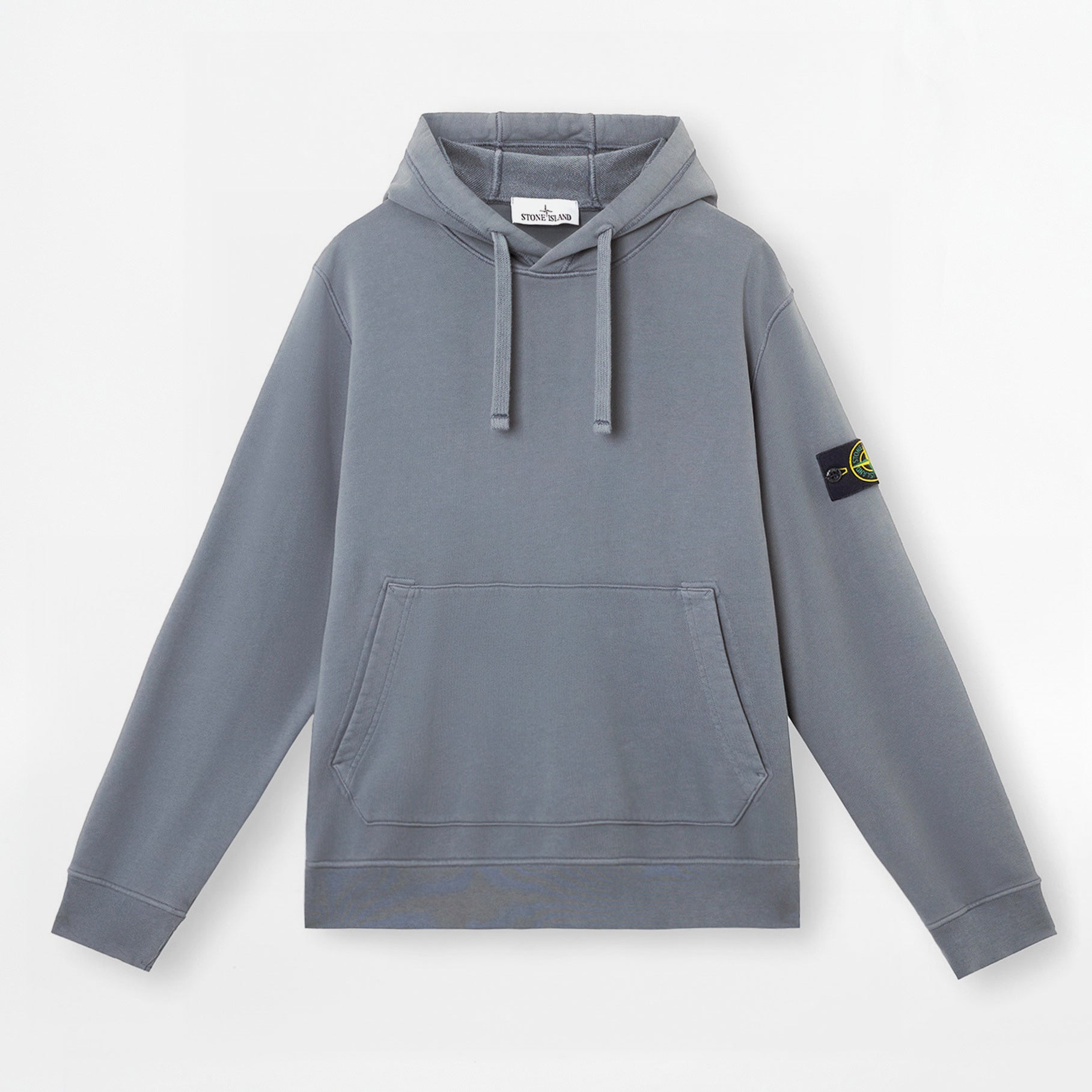 Sweatshirt Stone Island Organic Cotton Fleece 6100045 Bleu Avio