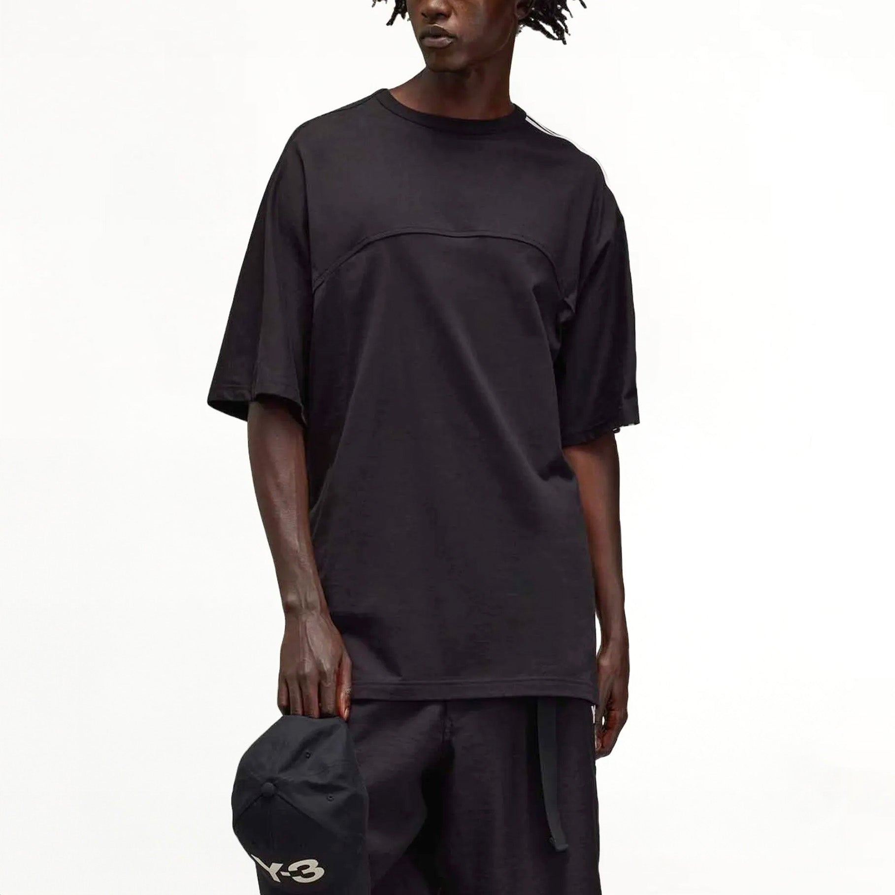 T-shirt Y-3 3-Stripes Noir