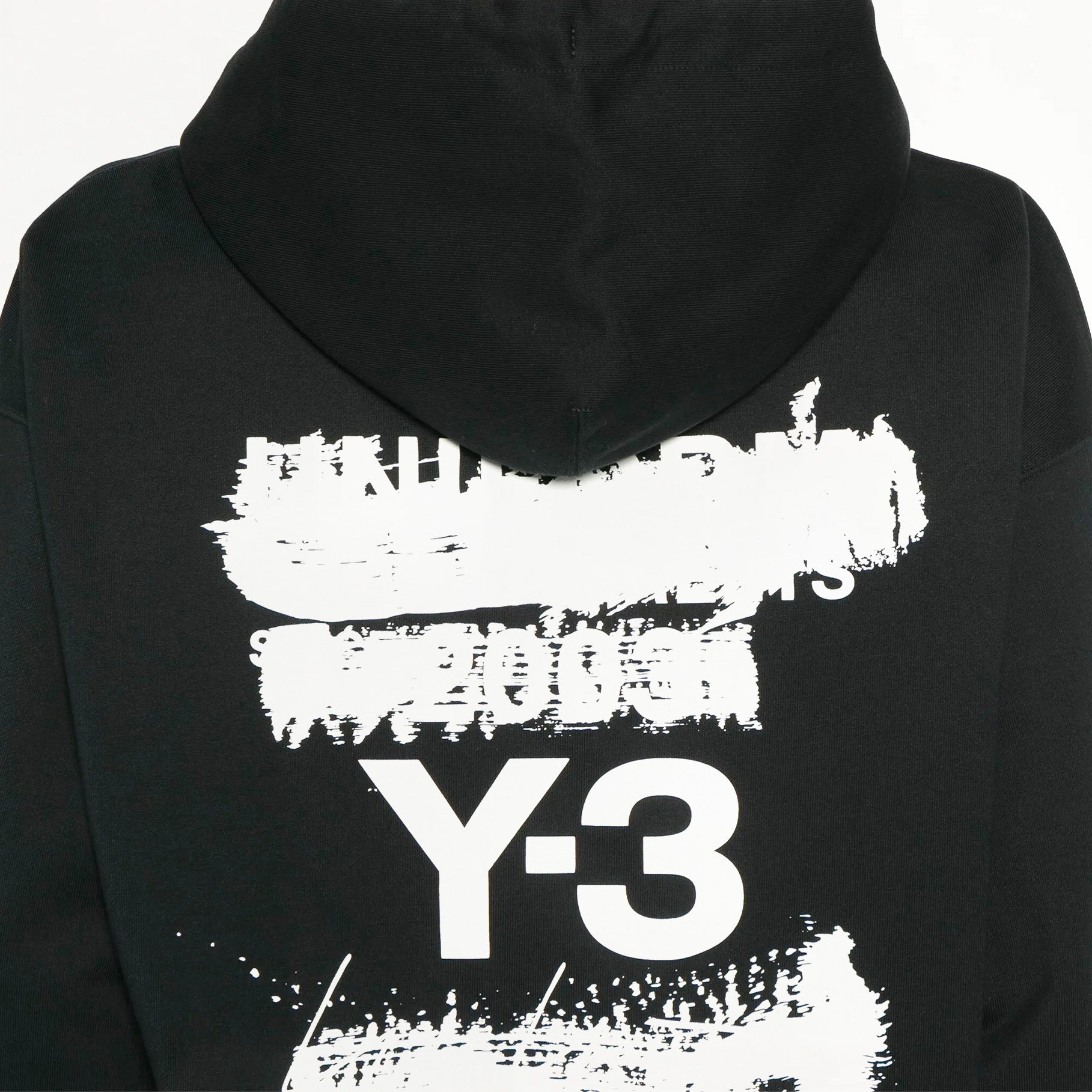 Sweat à capuche Y-3 Back Print Noir