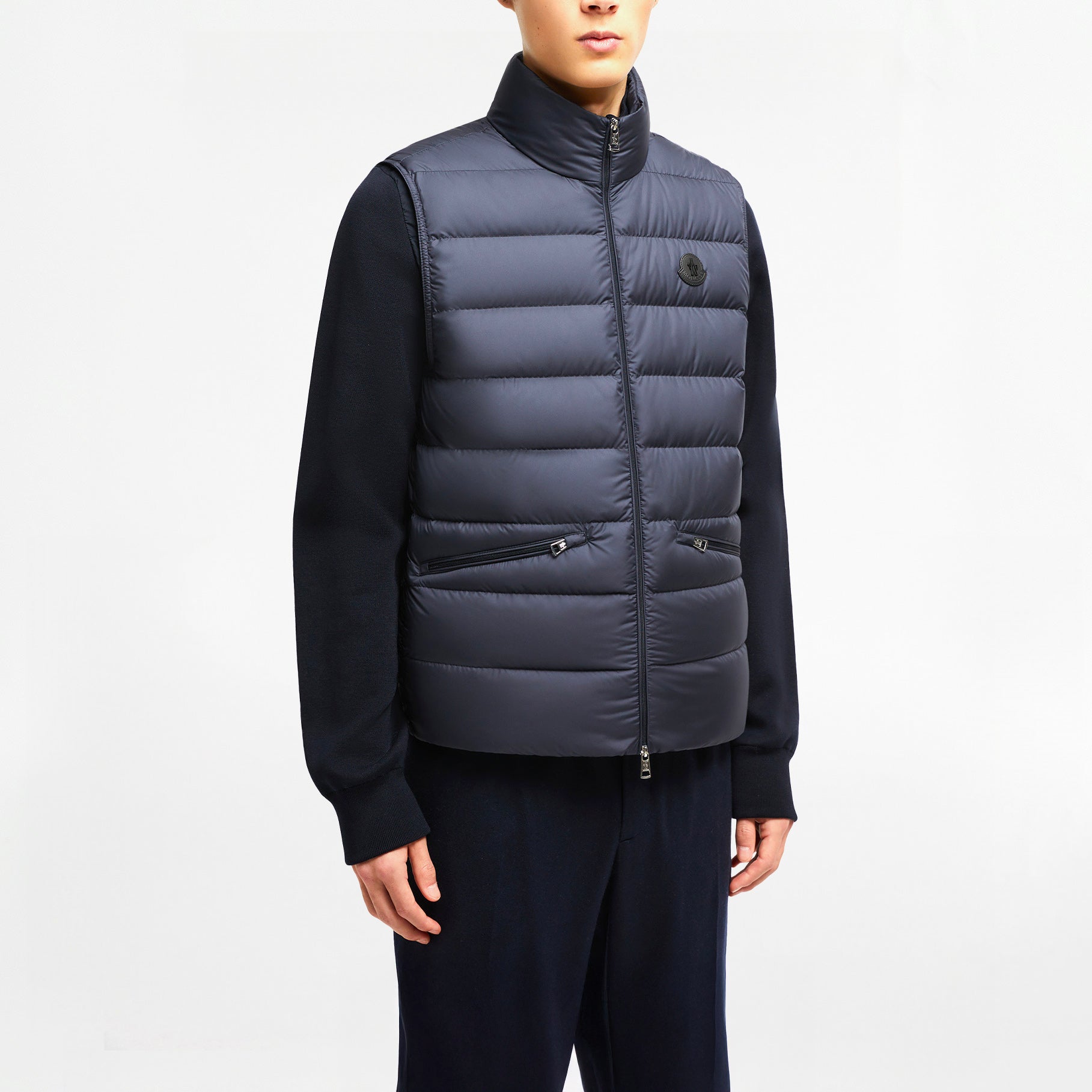 Doudoune Moncler Lechtal Gilet Marine