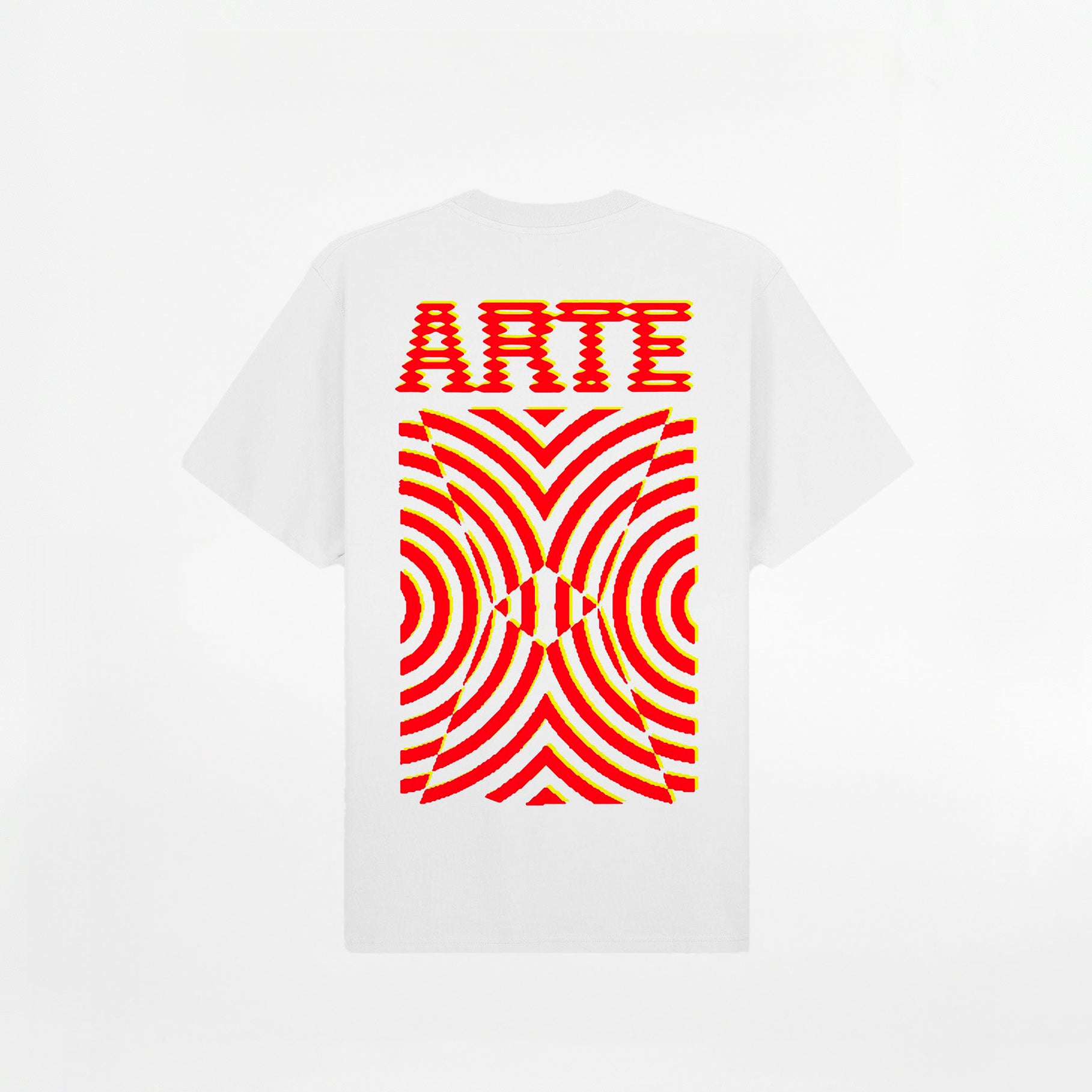 T-shirt Arte Mural Print Blanc - Main Image