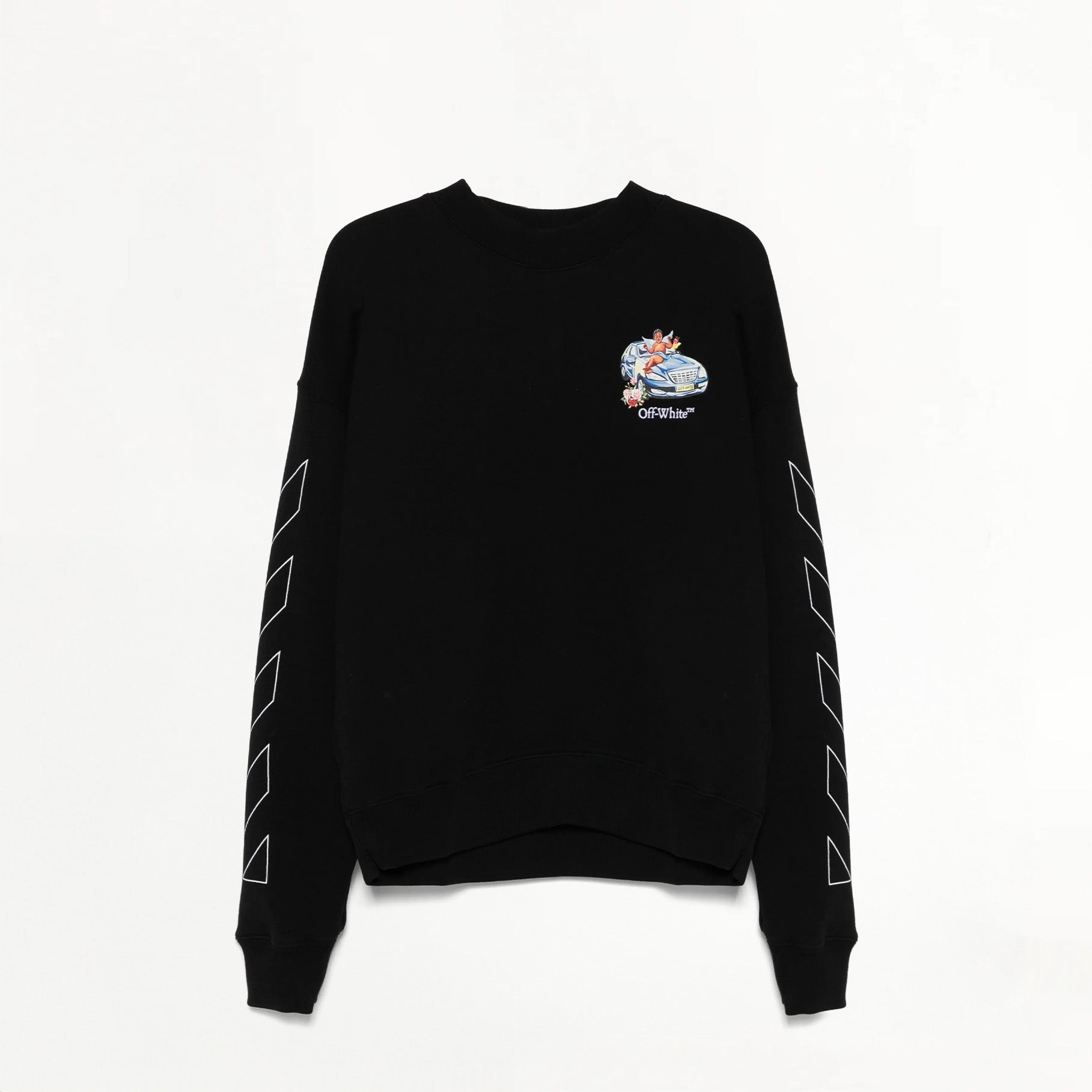 Sweatshirt Off-White Fresco Arrow Skate Noir