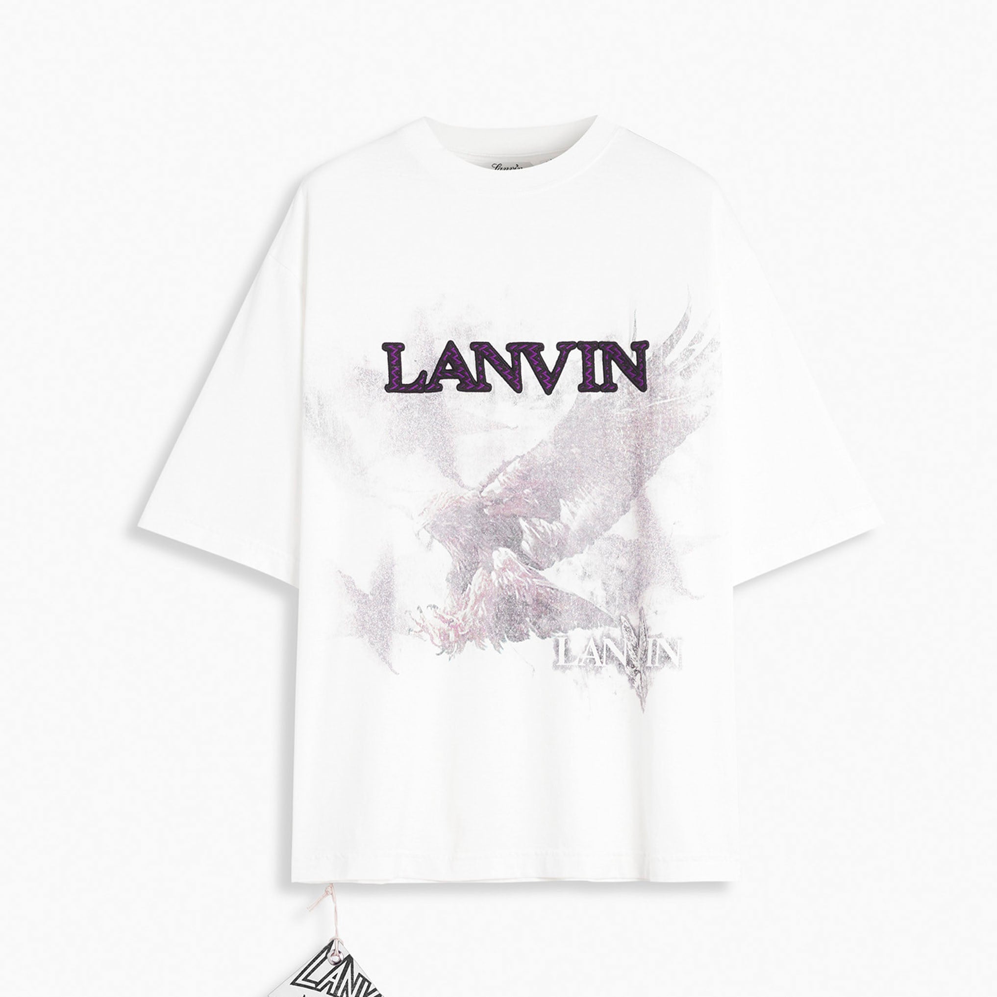 T-shirt Lanvin X Future Aigle Oversize Blanc