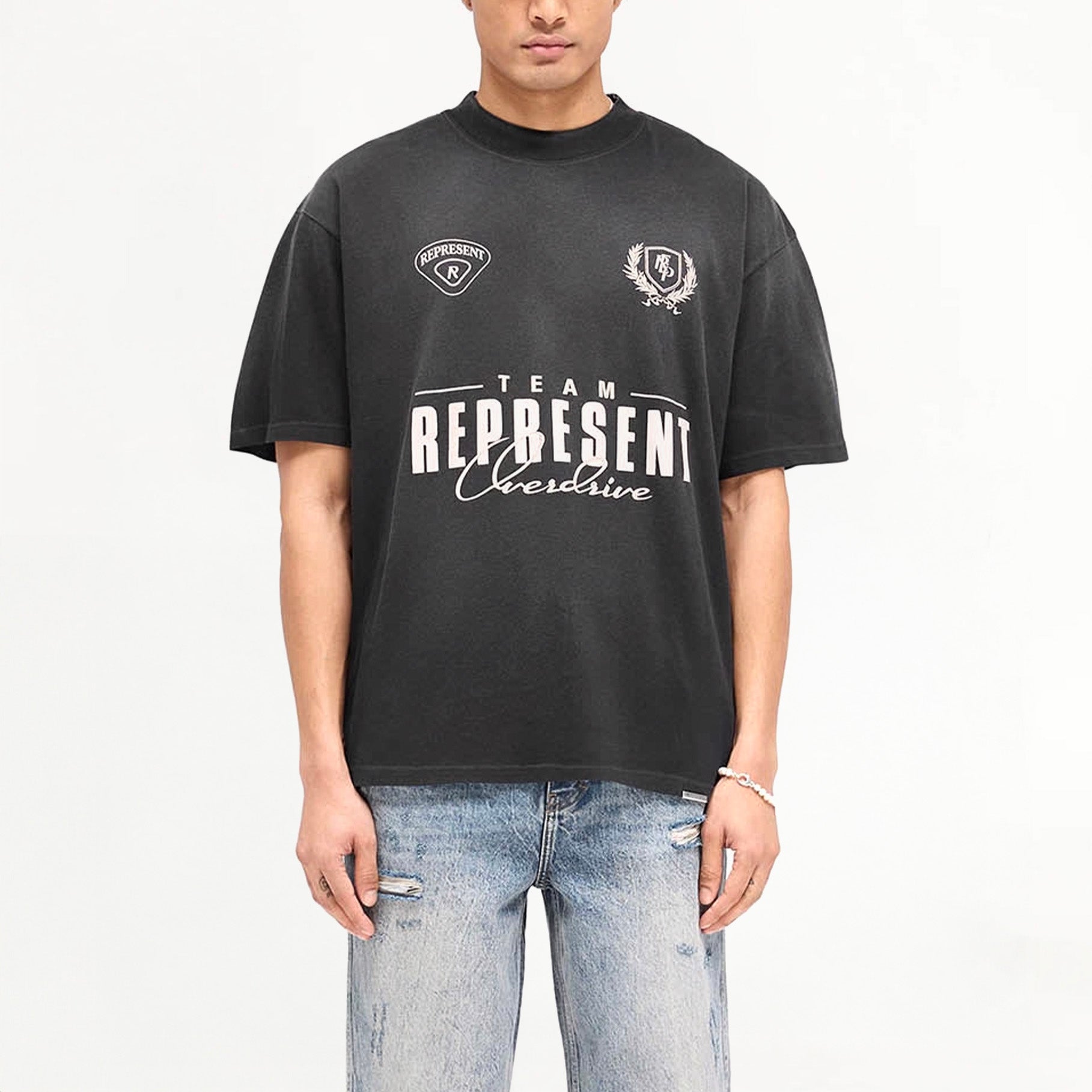 T-shirt Represent World Championship Noir Délavé