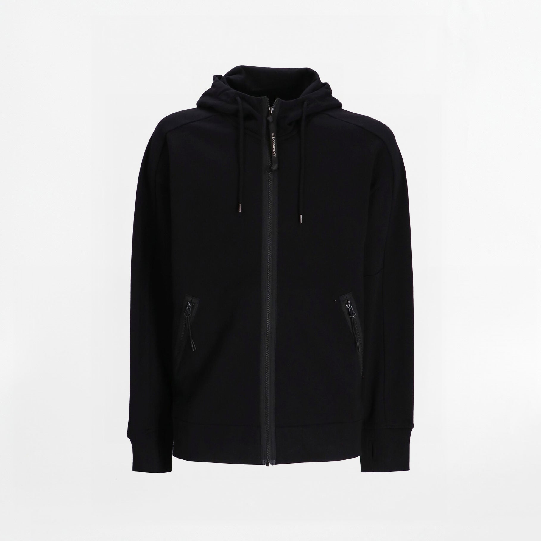 Sweat CP Company Diagonal Raised Fleece Goggle Zip Black