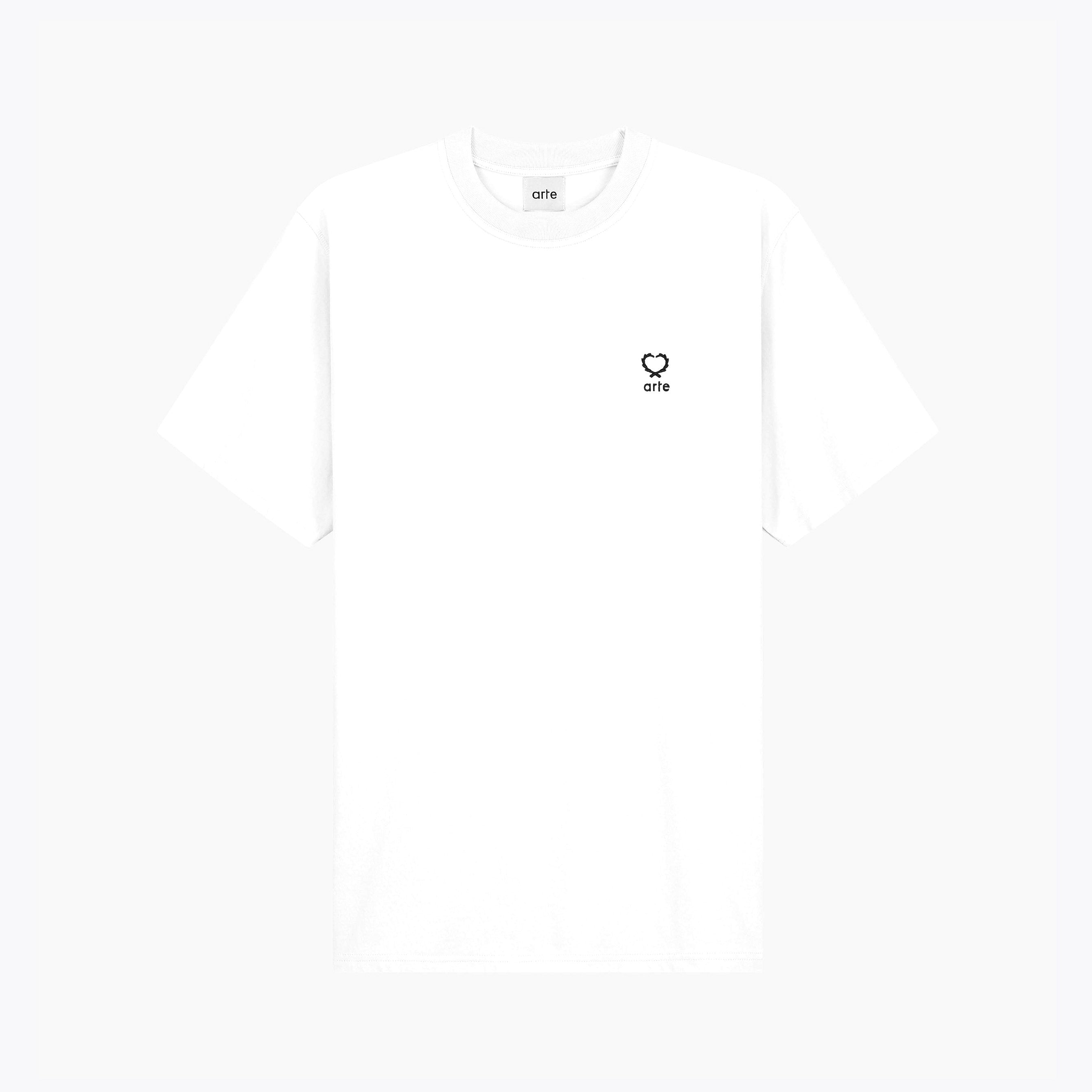 T-shirt Arte Coeur Logo Blanc