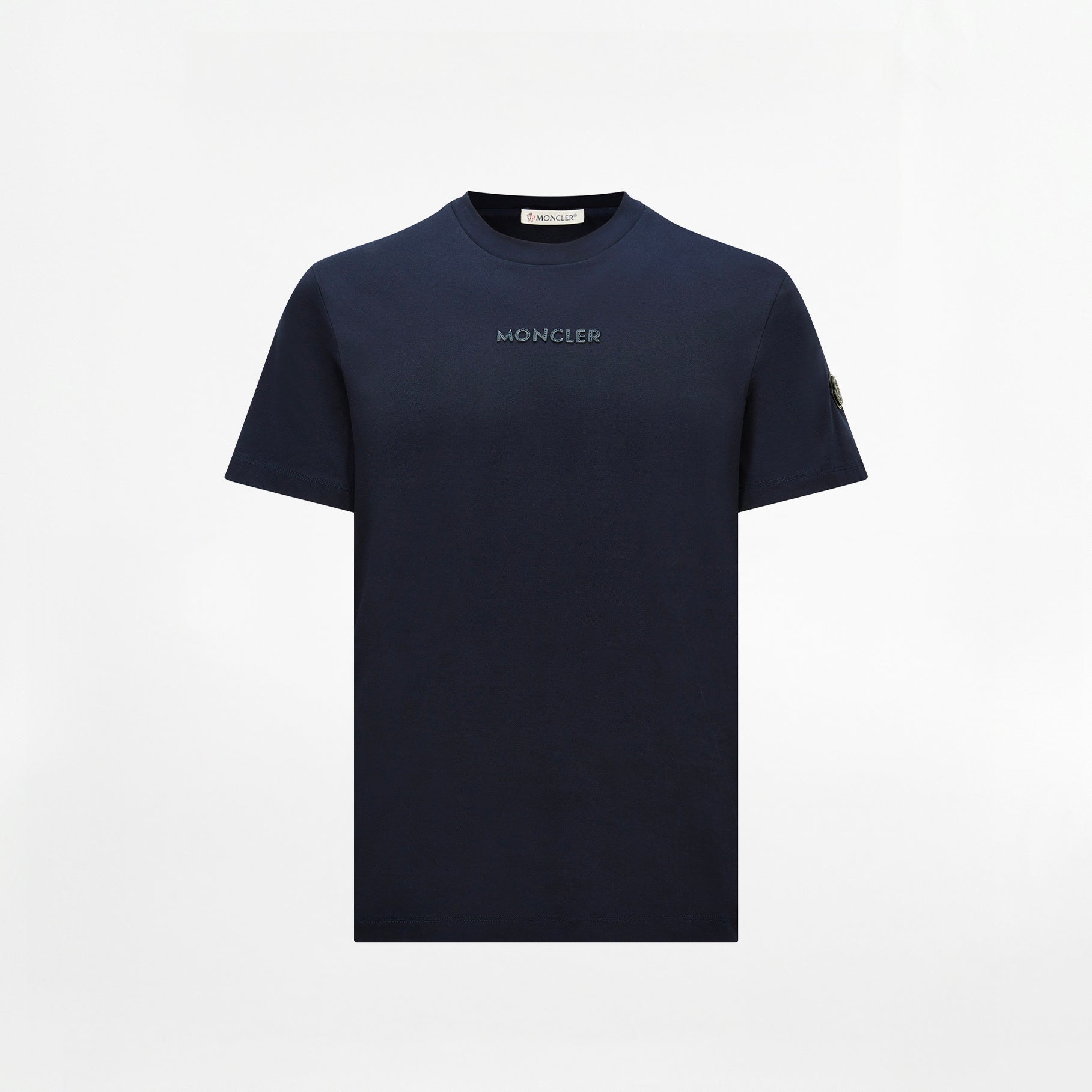 T-shirt Moncler Classique Logo Marine