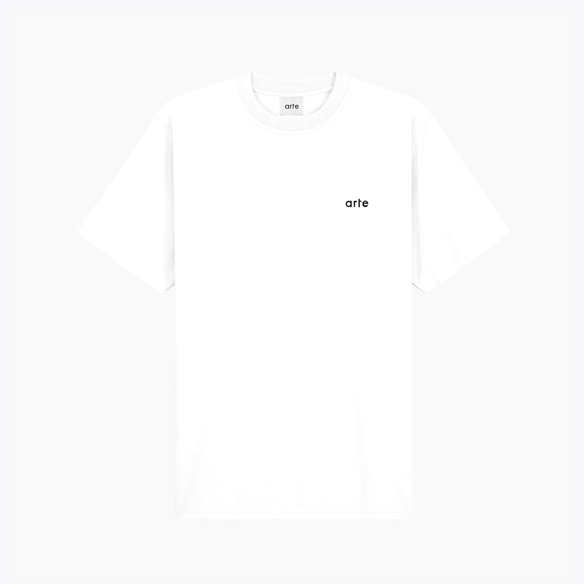 T-shirt Arte '24 Circles Blanc