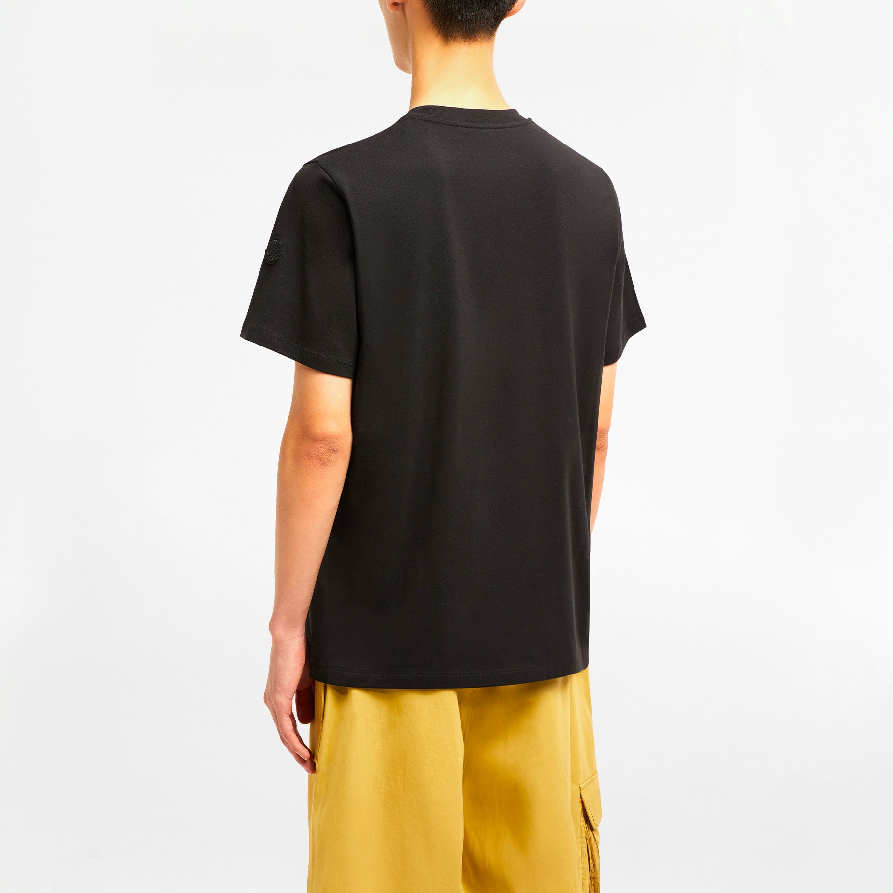 T-shirt Moncler Ghost Logo Noir
