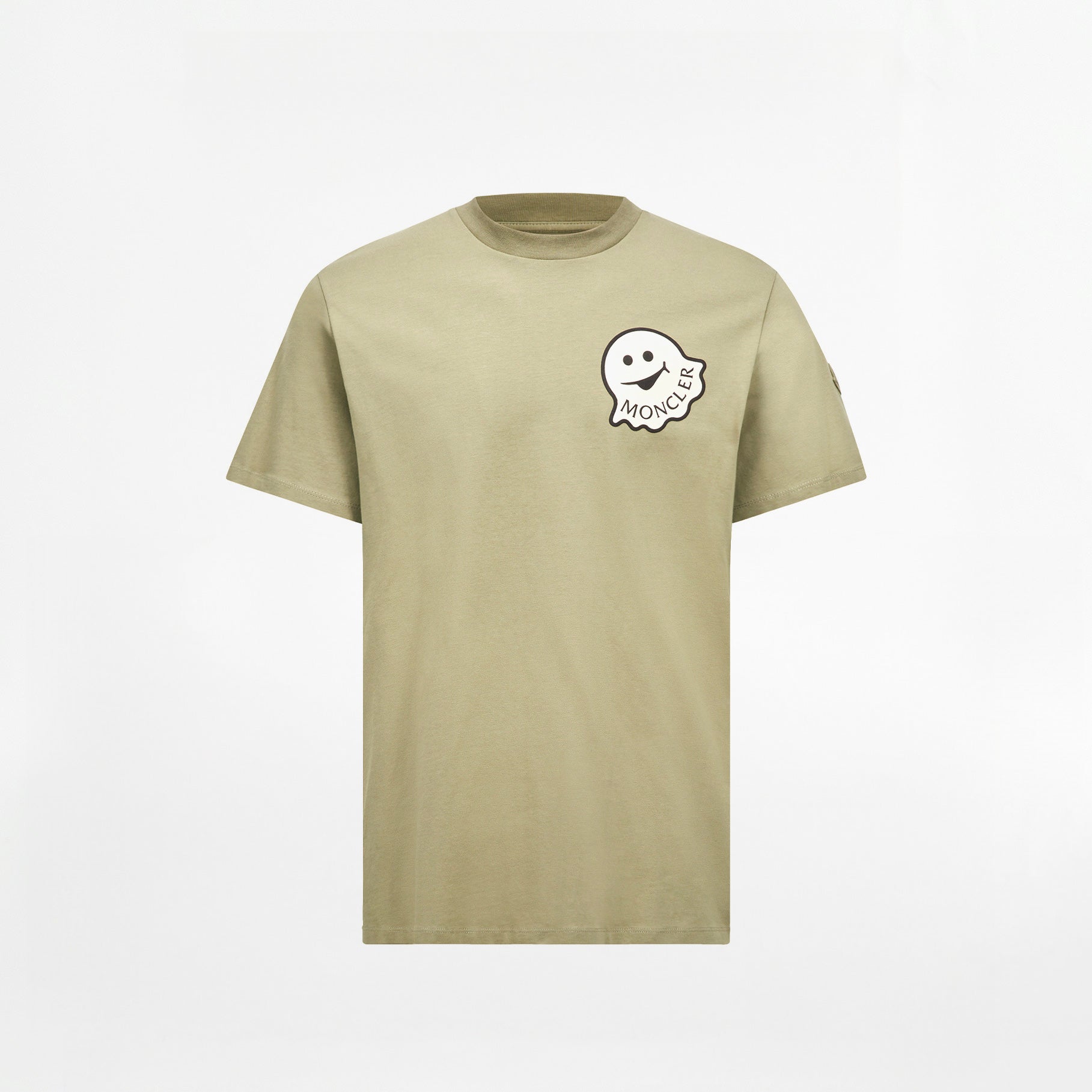 T-shirt Moncler Ghost Logo Sage Green