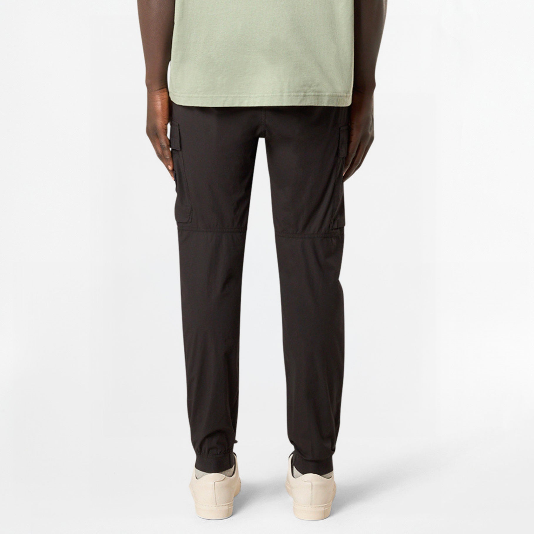 Pantalon Cargo Stone Island Stretch Cotton Tela Paracadute 3100031 Noir