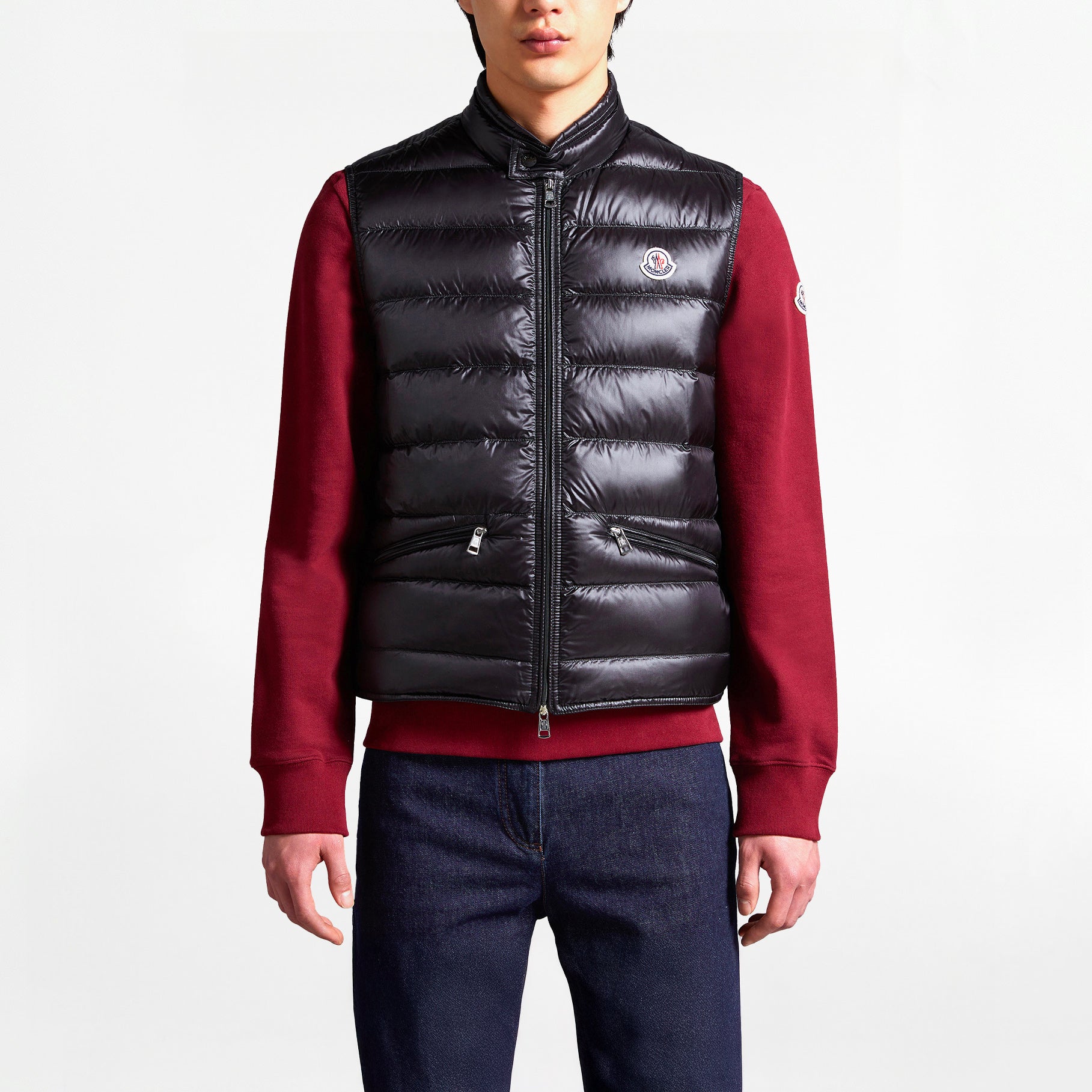 Doudoune Moncler Gui Gilet Noir
