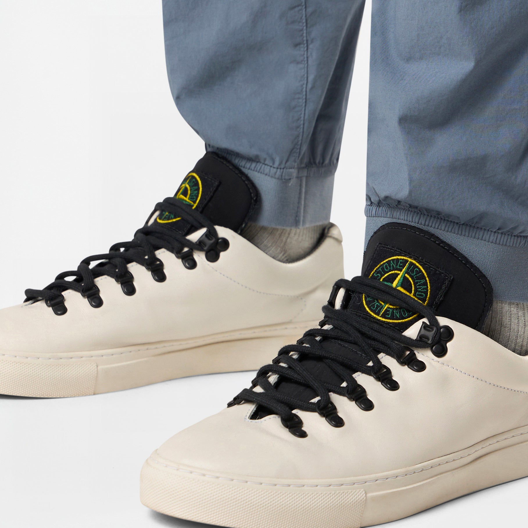 Cargo Pants Stone Island Stretch Cotton Tela Paracadute 3100031 Avio Blue