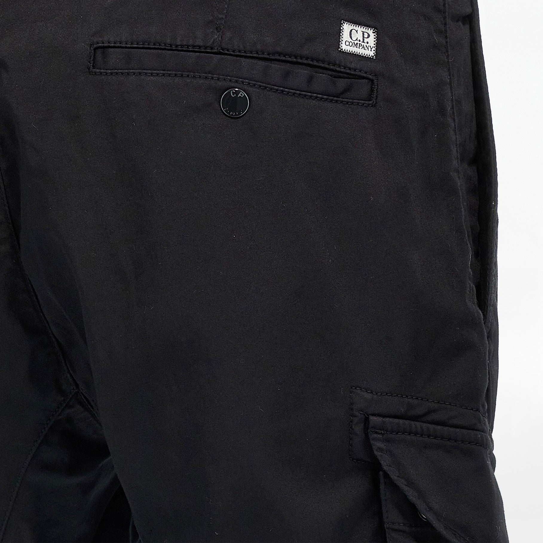 Pantalon CP Company Cargo Stretch Sateen Black