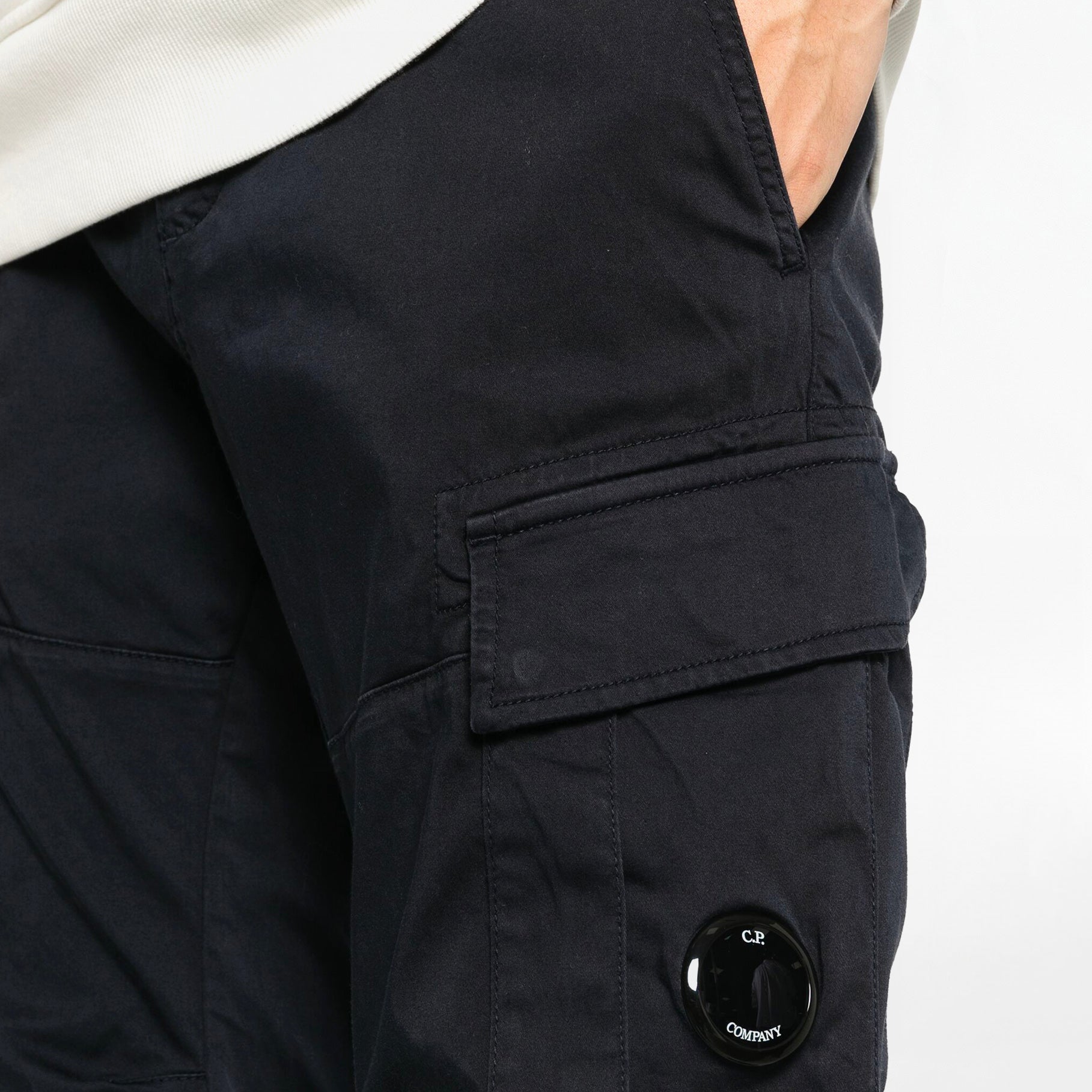 Pantalon CP Company Cargo Stretch Sateen Navy Total Eclipse