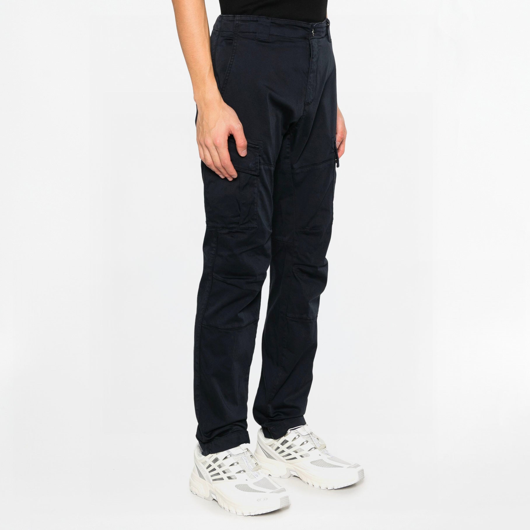 Pantalon C.P Company Cargo Stretch Sateen Total Eclipse