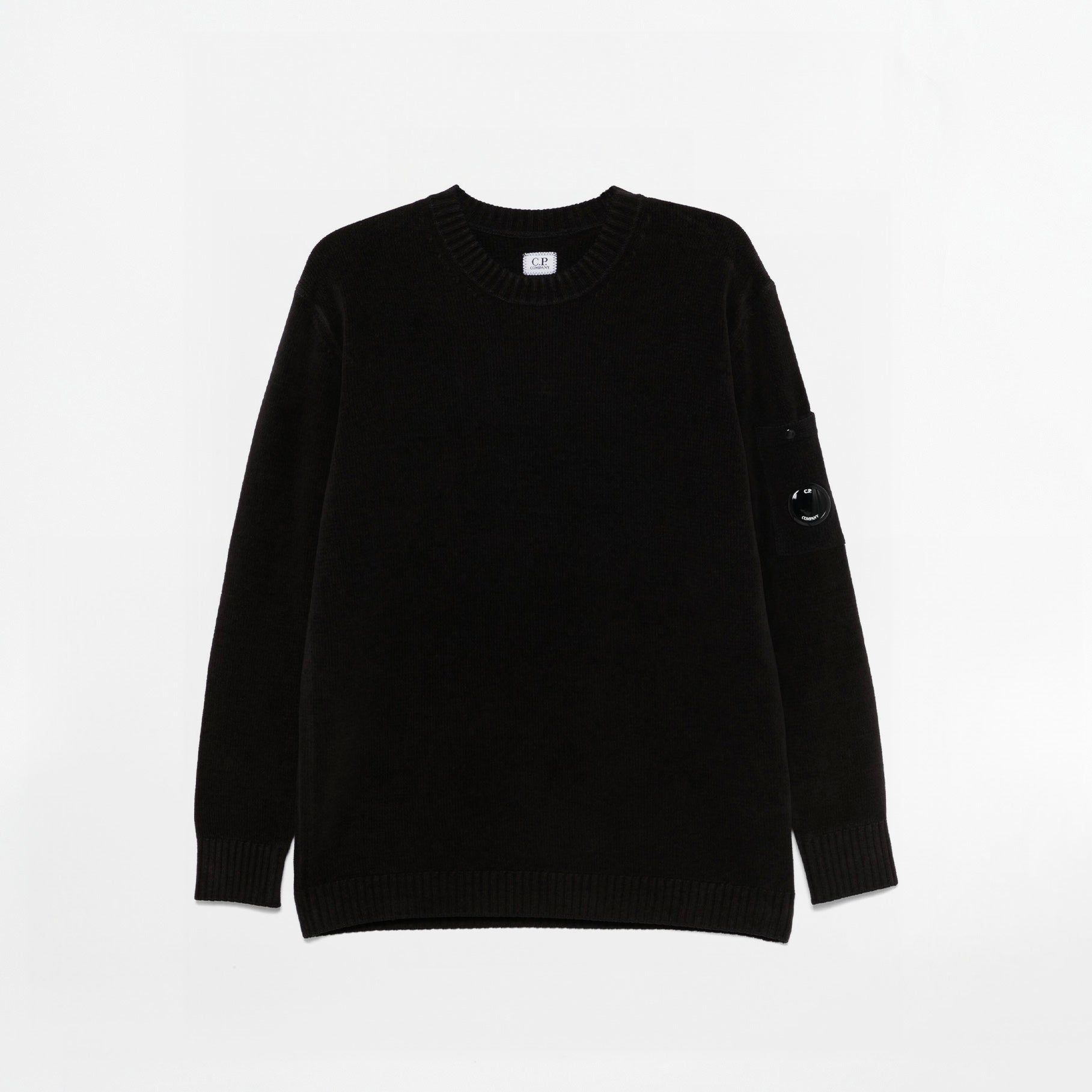 Pull CP Company Cotton Chenille Noir