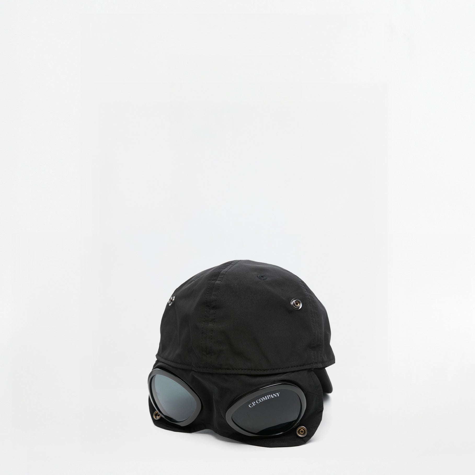 Casquette CP Company Chrome-R Goggle Total Black