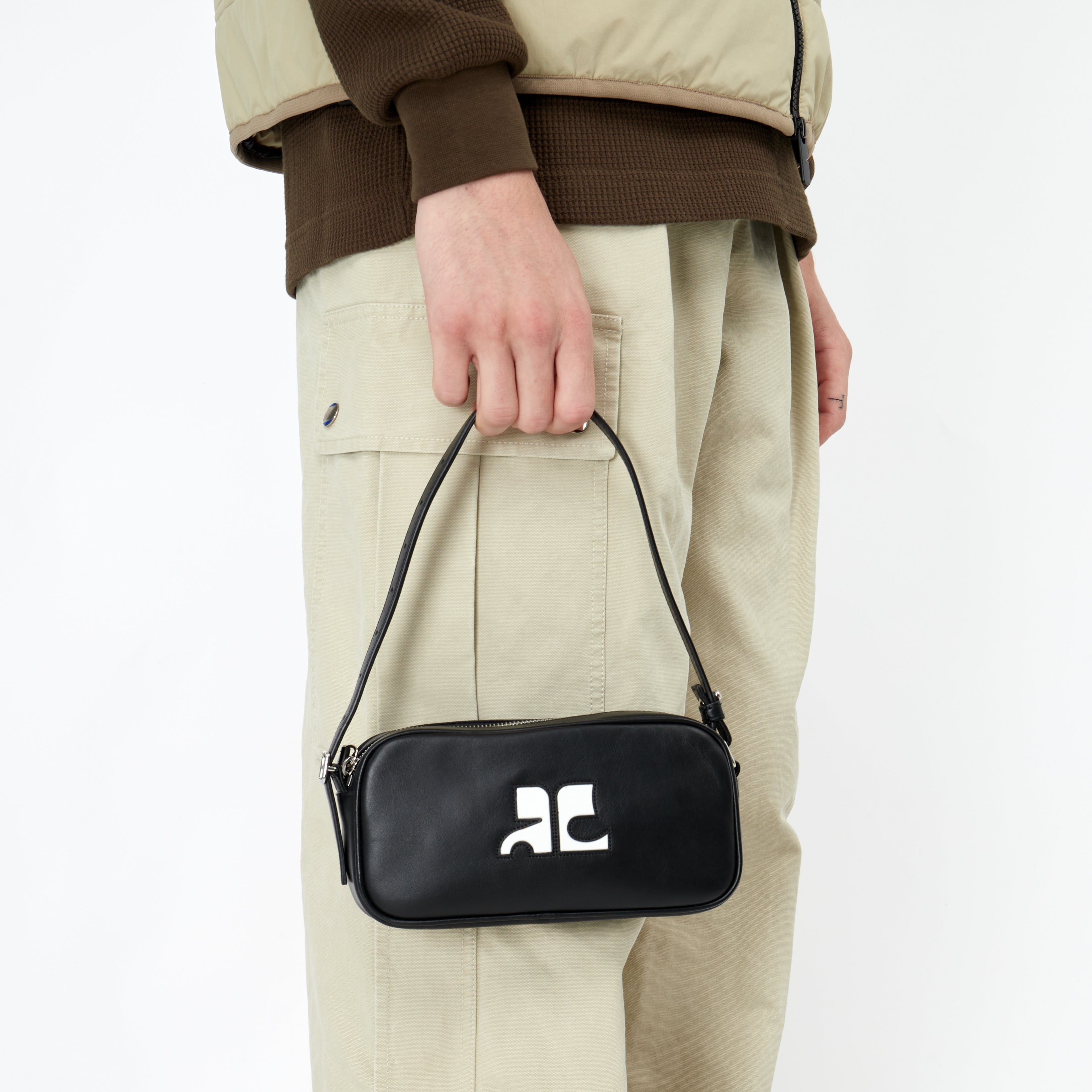Sac Baguette Courrèges Noir