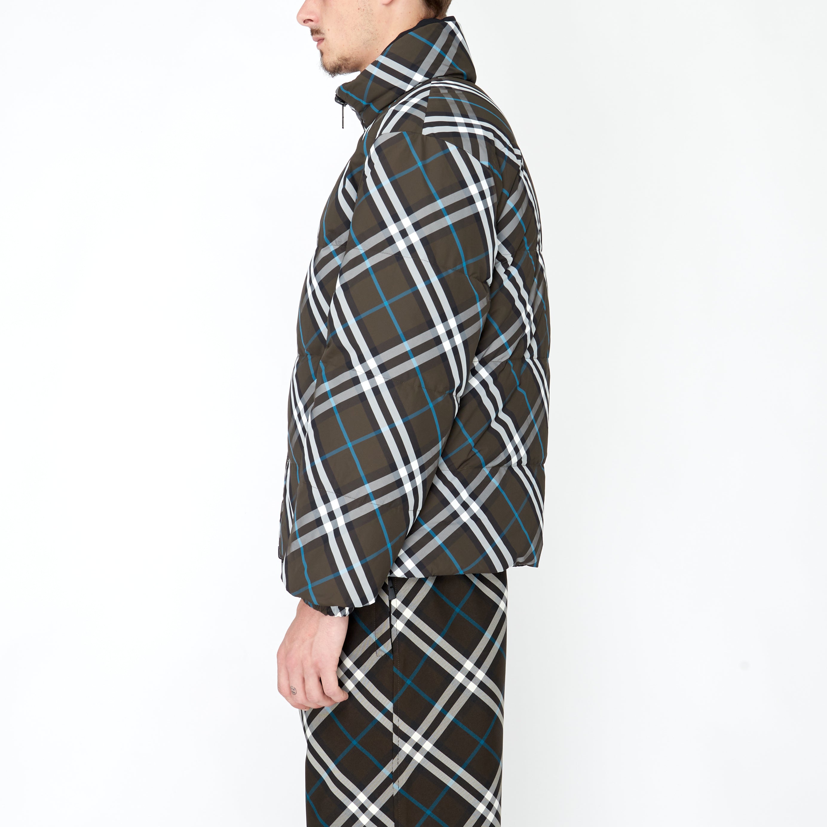 Doudoune Réversible Burberry Nylon Check