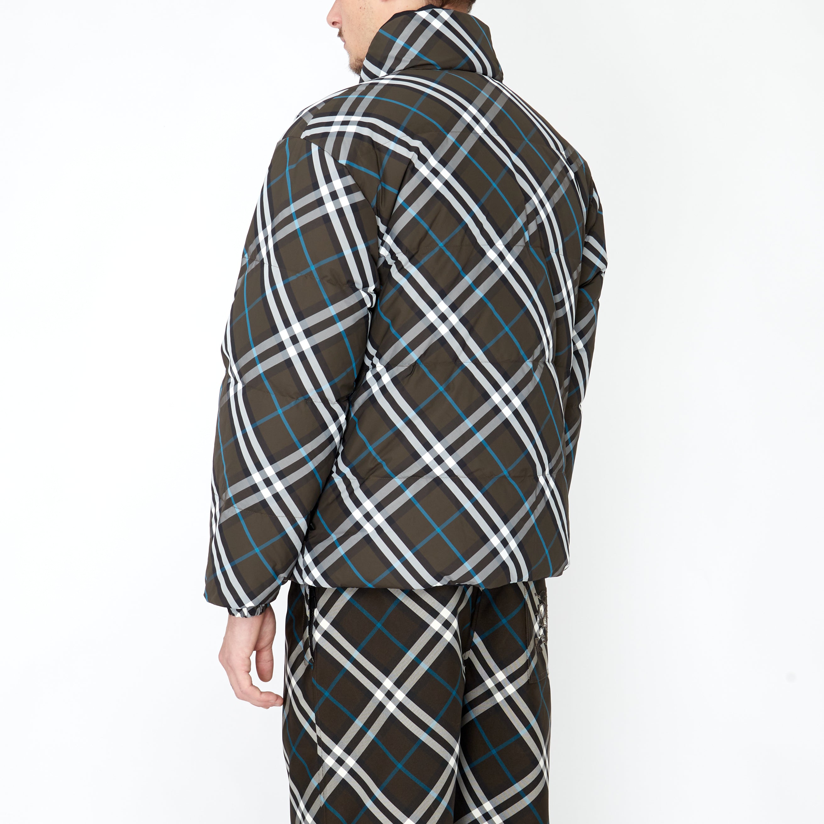 Doudoune Réversible Burberry Nylon Check