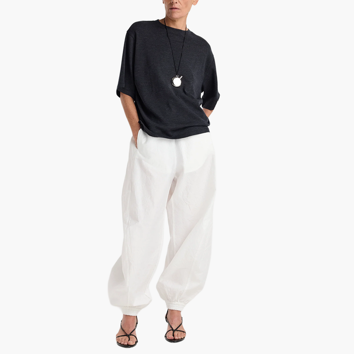 T-shirt Oversize en Laine Mérinos