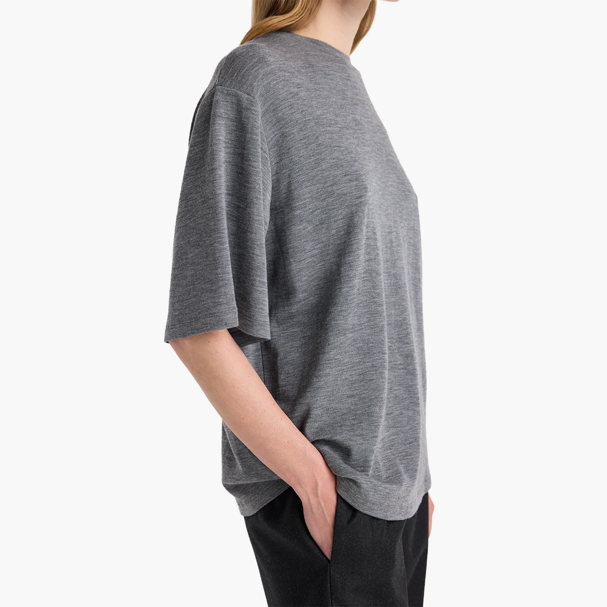 T-shirt Oversize en Laine Mérinos