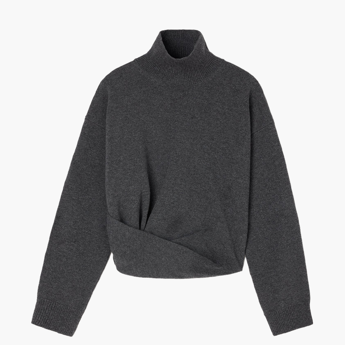Pull Col Roulé Sculptural