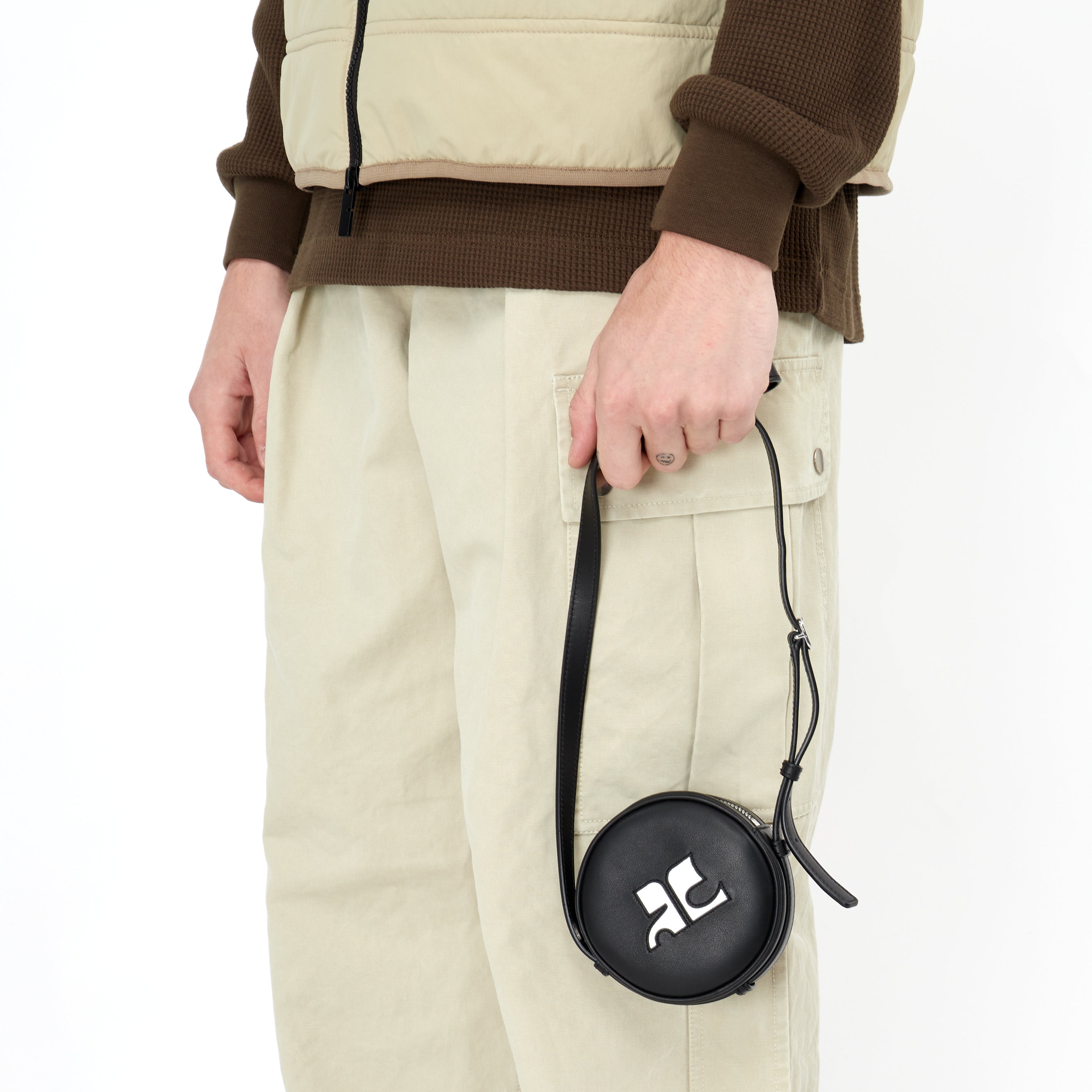 Sac Courrèges Reedition Circle Noir