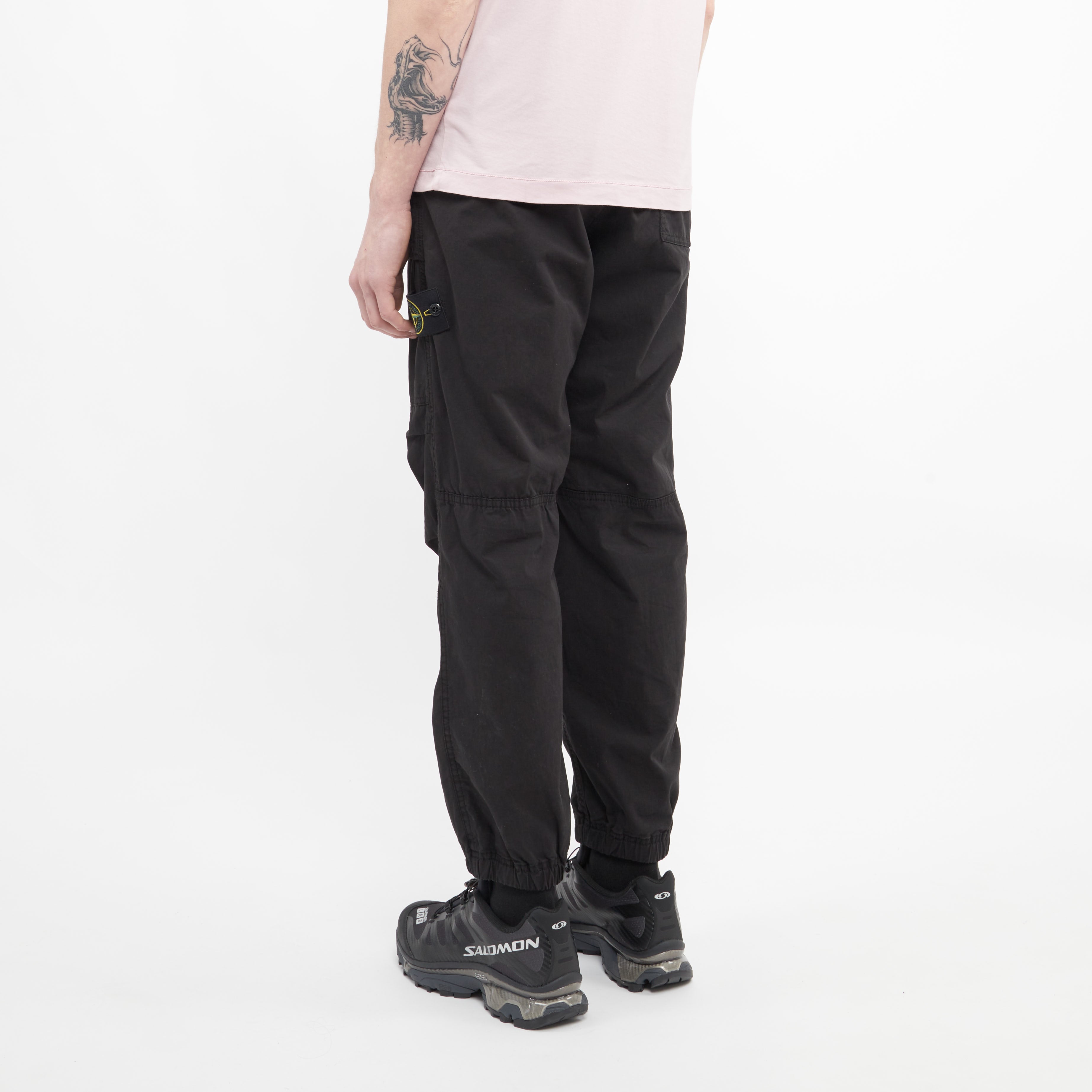 Pantalon Stone Island Supima Cotton Twill Noir 30510