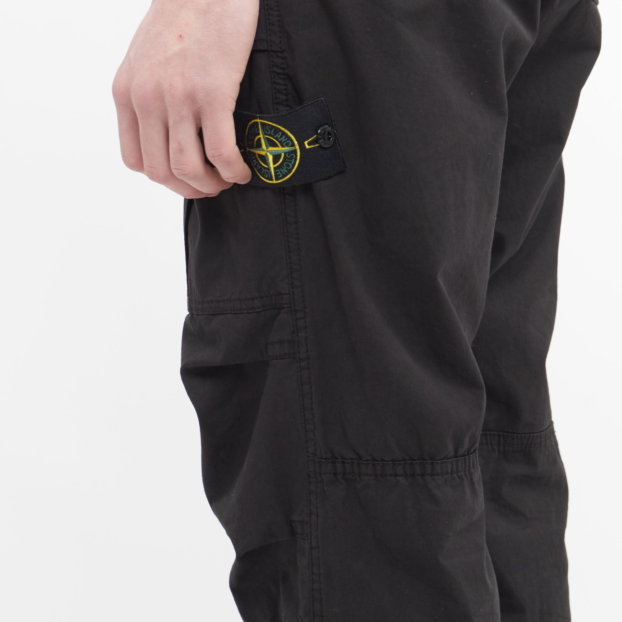Pantalon Stone Island Supima Cotton Twill Noir 30510