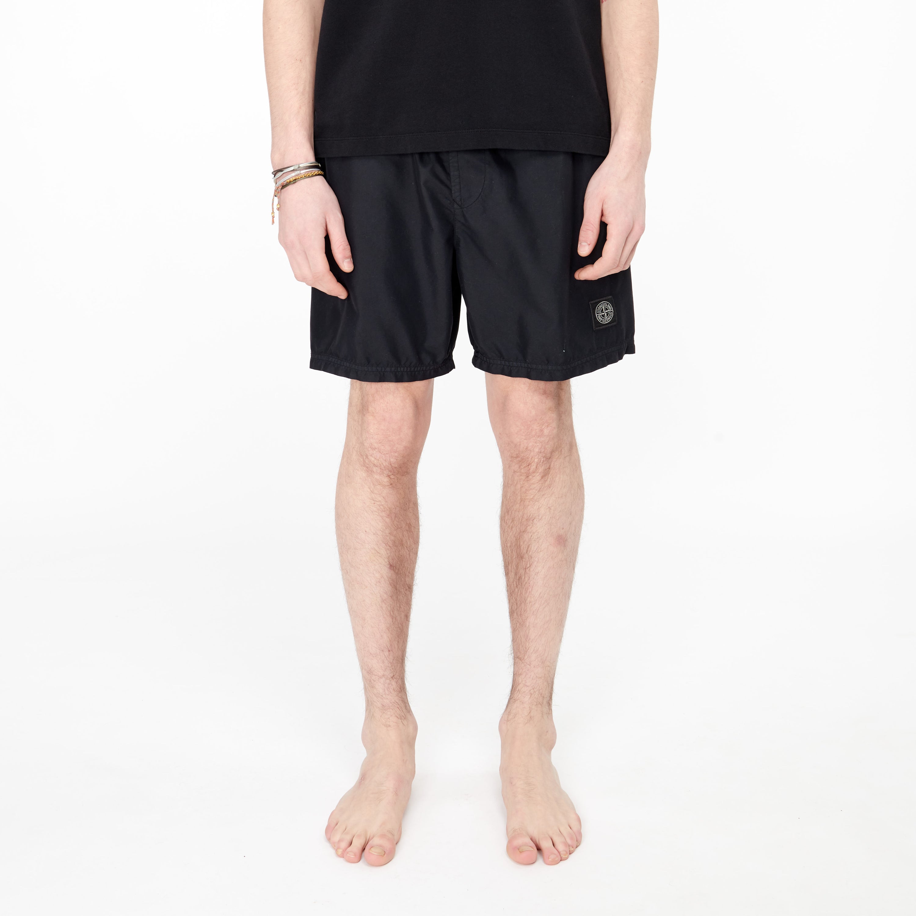 Maillot De Bain Stone Island Brushed Nylon Noir B0946