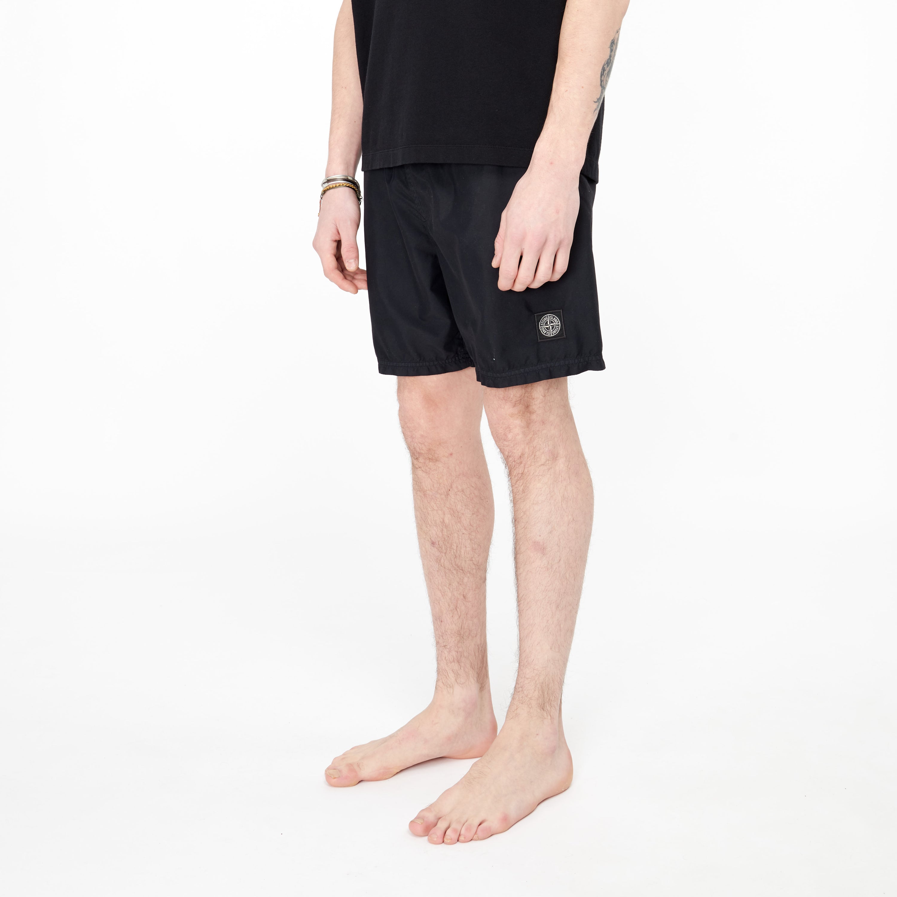 Maillot De Bain Stone Island Brushed Nylon Noir B0946