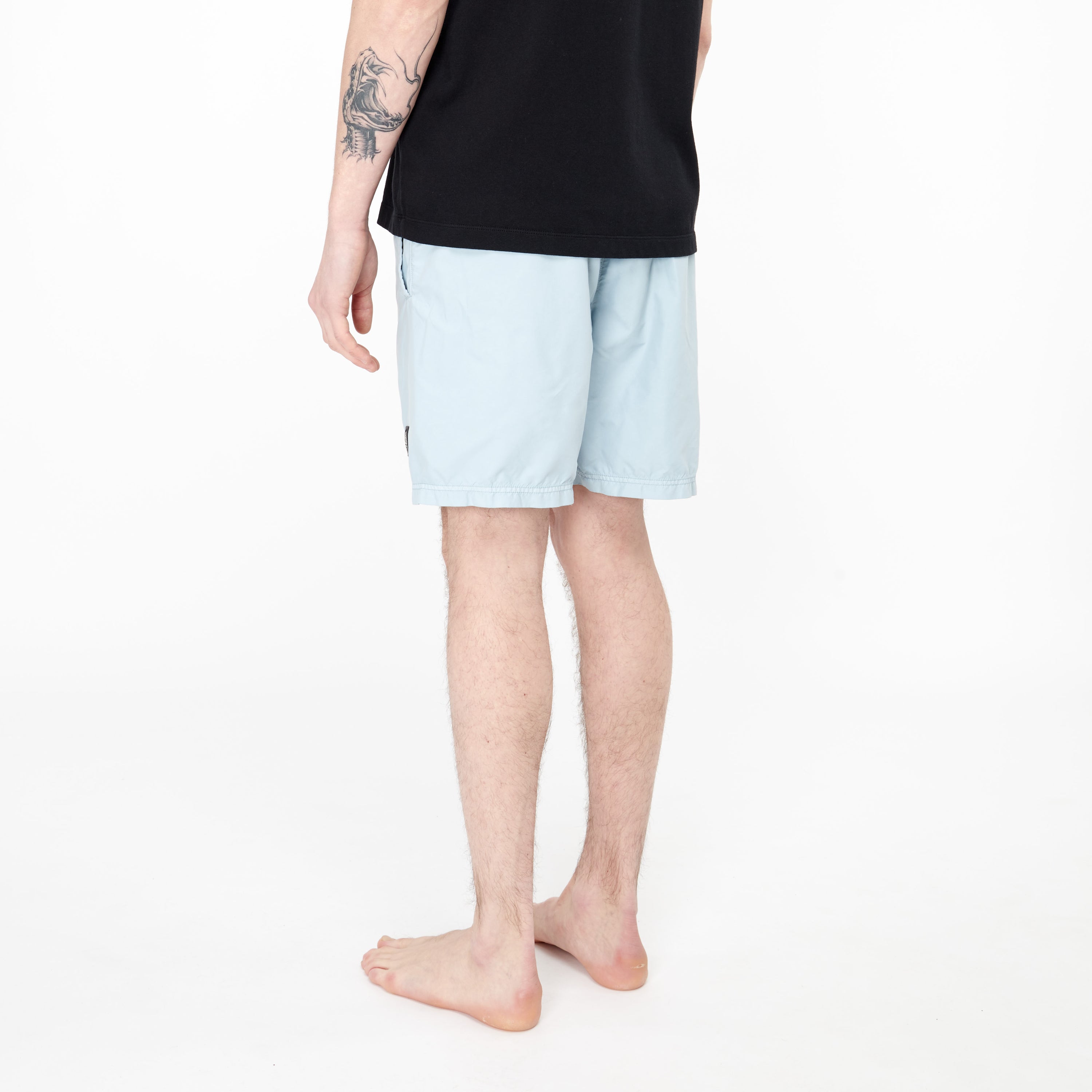 Maillot De Bain Stone Island Brushed Nylon Ciel B0946