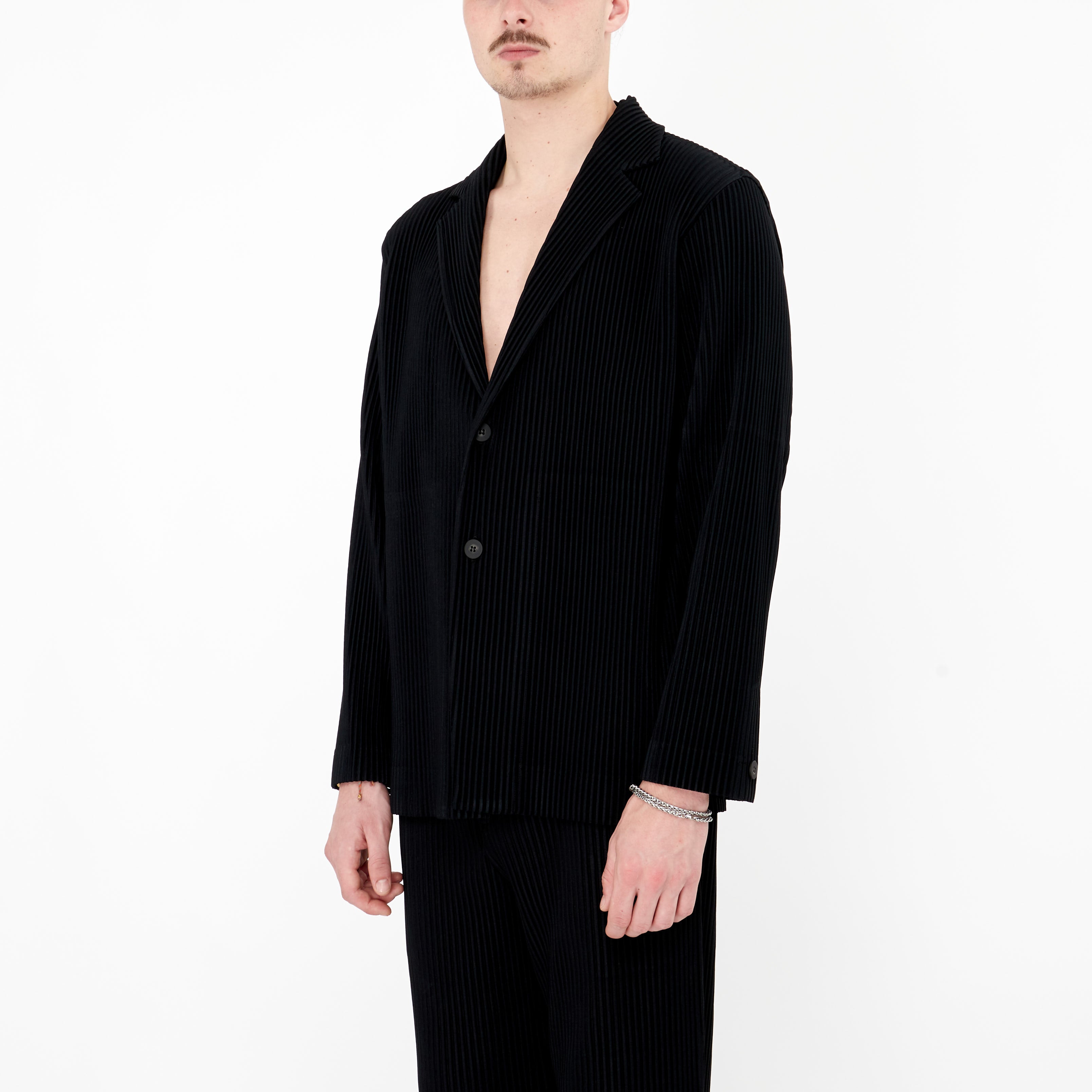 Veste Homme Plissé basics noir
