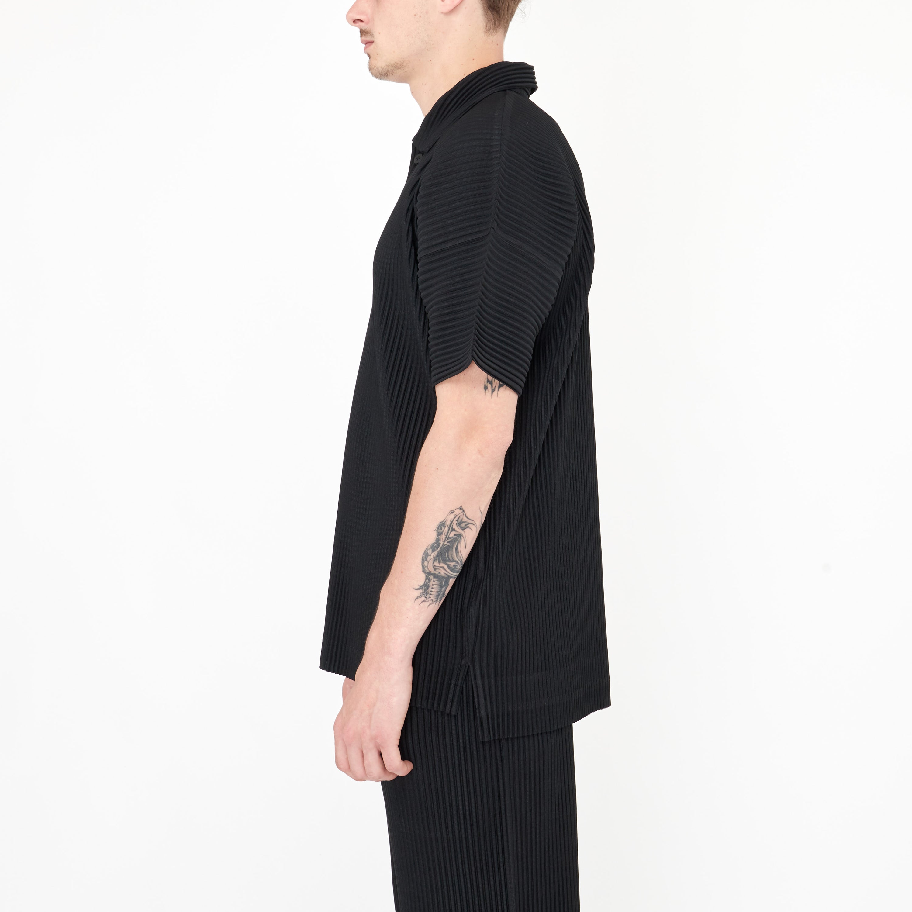 Polo Issey Miyake Homme Plissé Noir