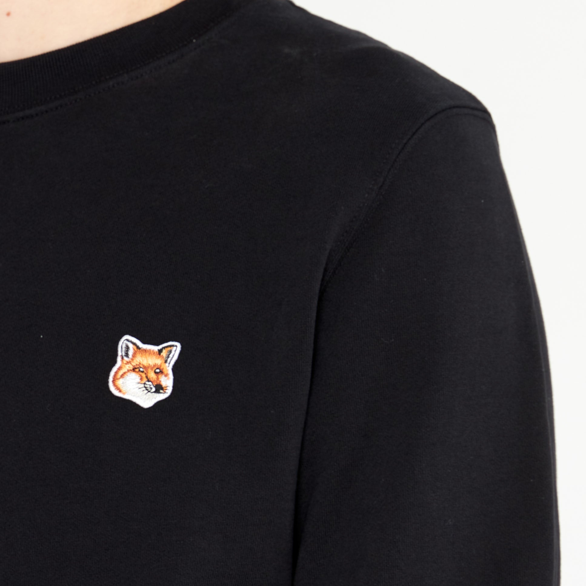 Sweatshirt Maison Kitsune Fox Head Patch Noir