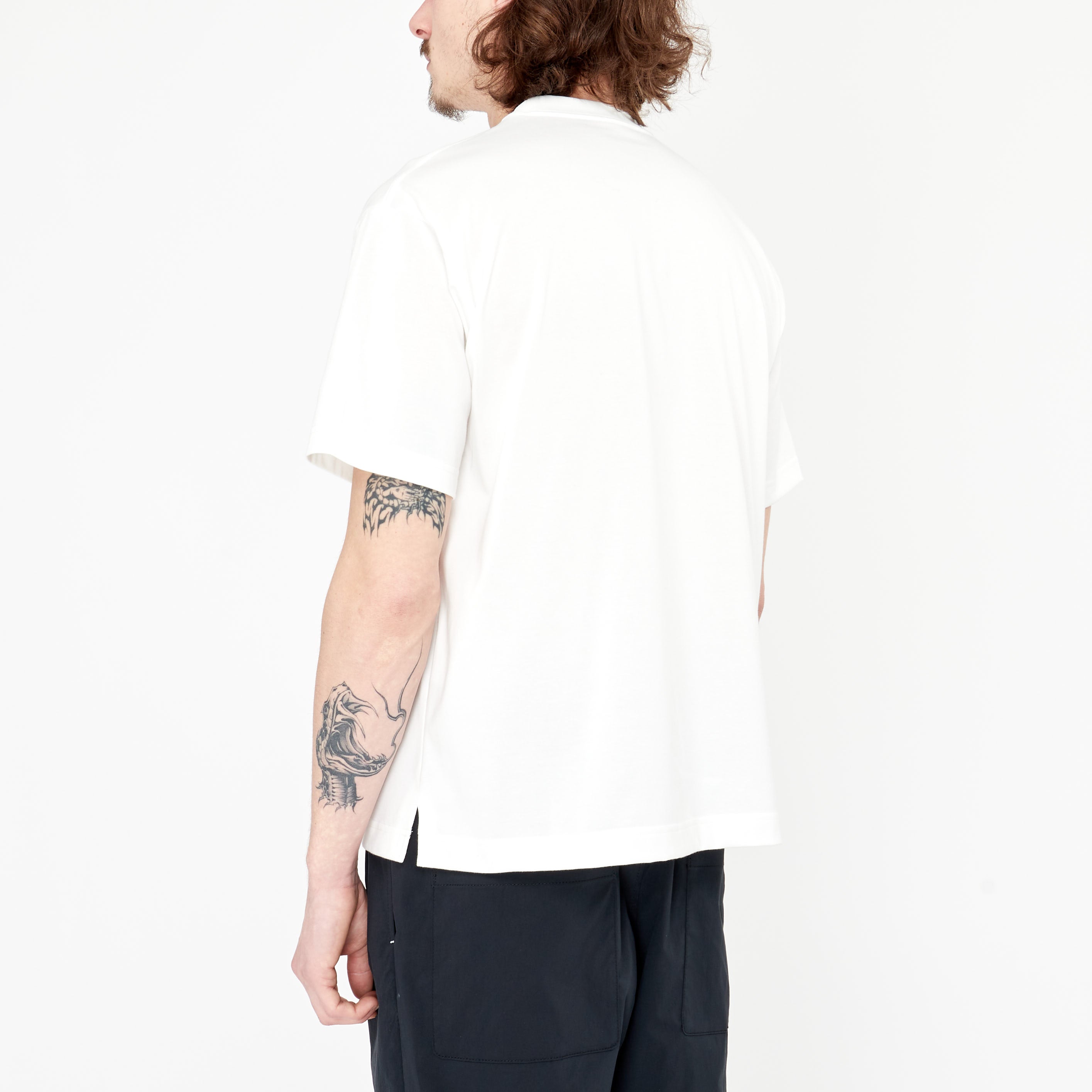 T-shirt And Wander Poche Blanc