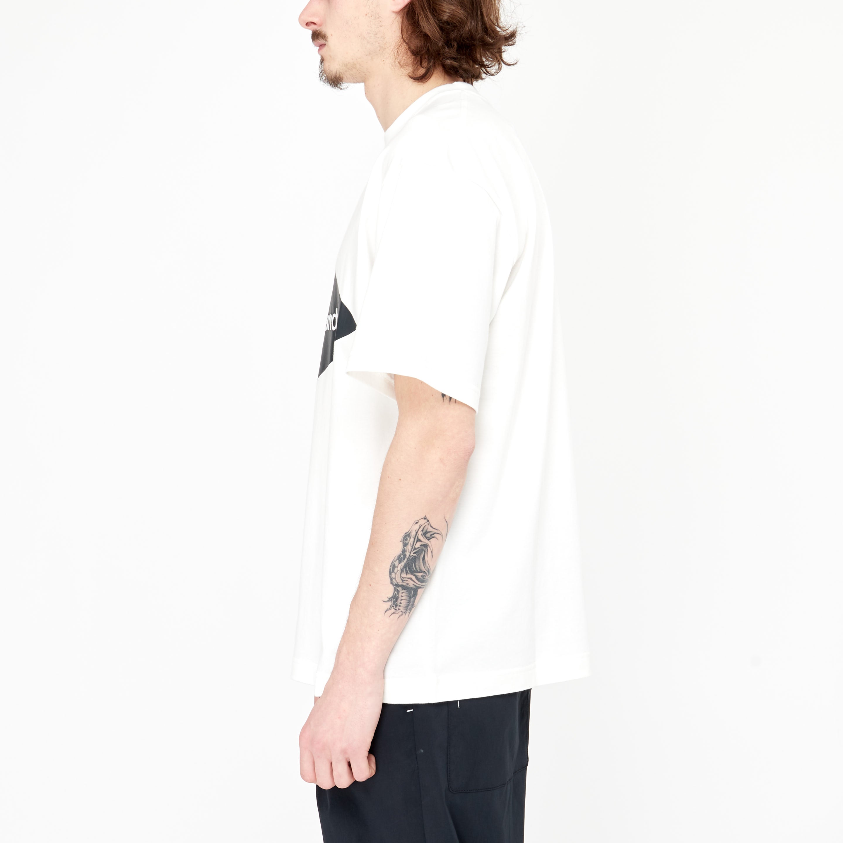 T-shirt And Wander Logo Blanc