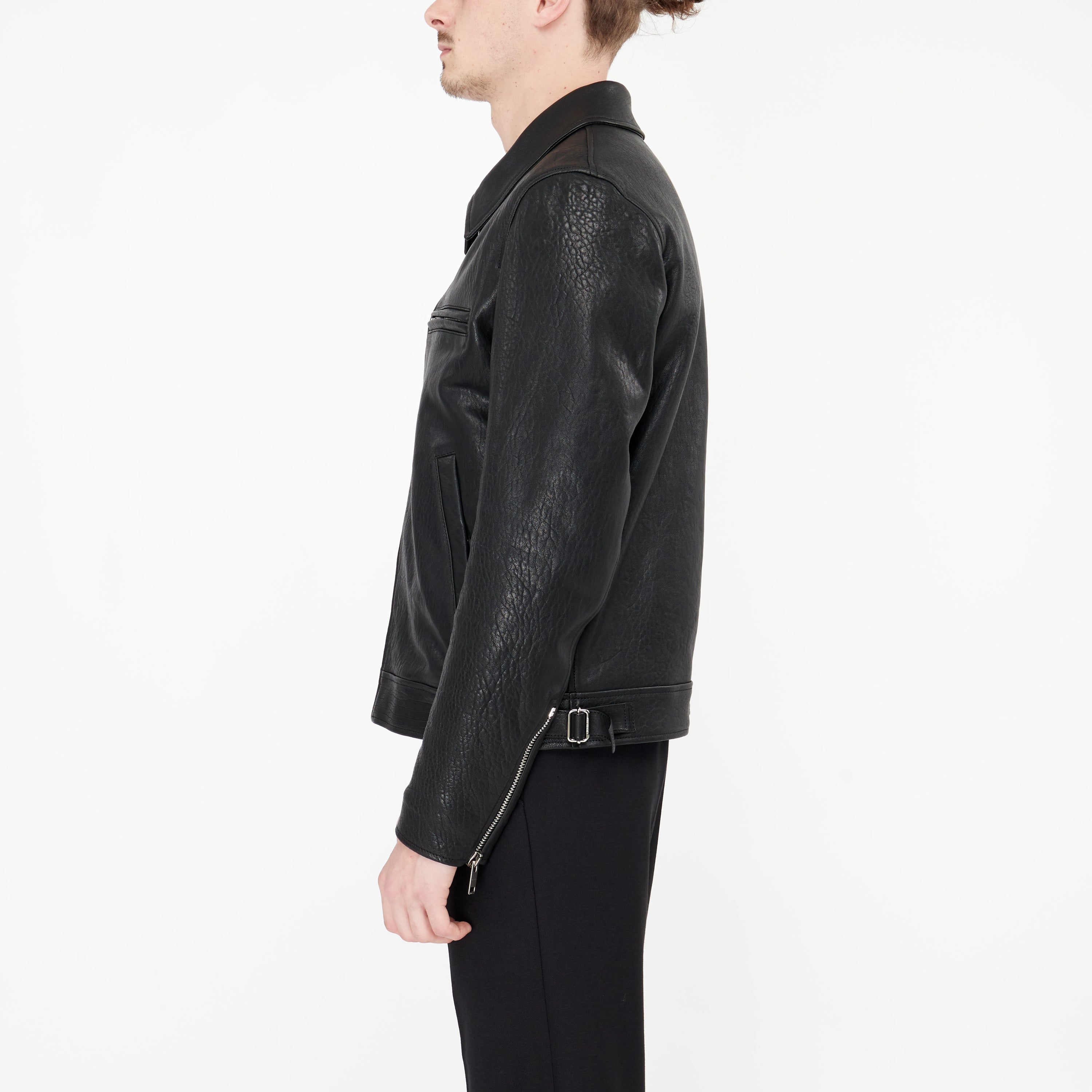 Blouson En Cuir Givenchy Noir