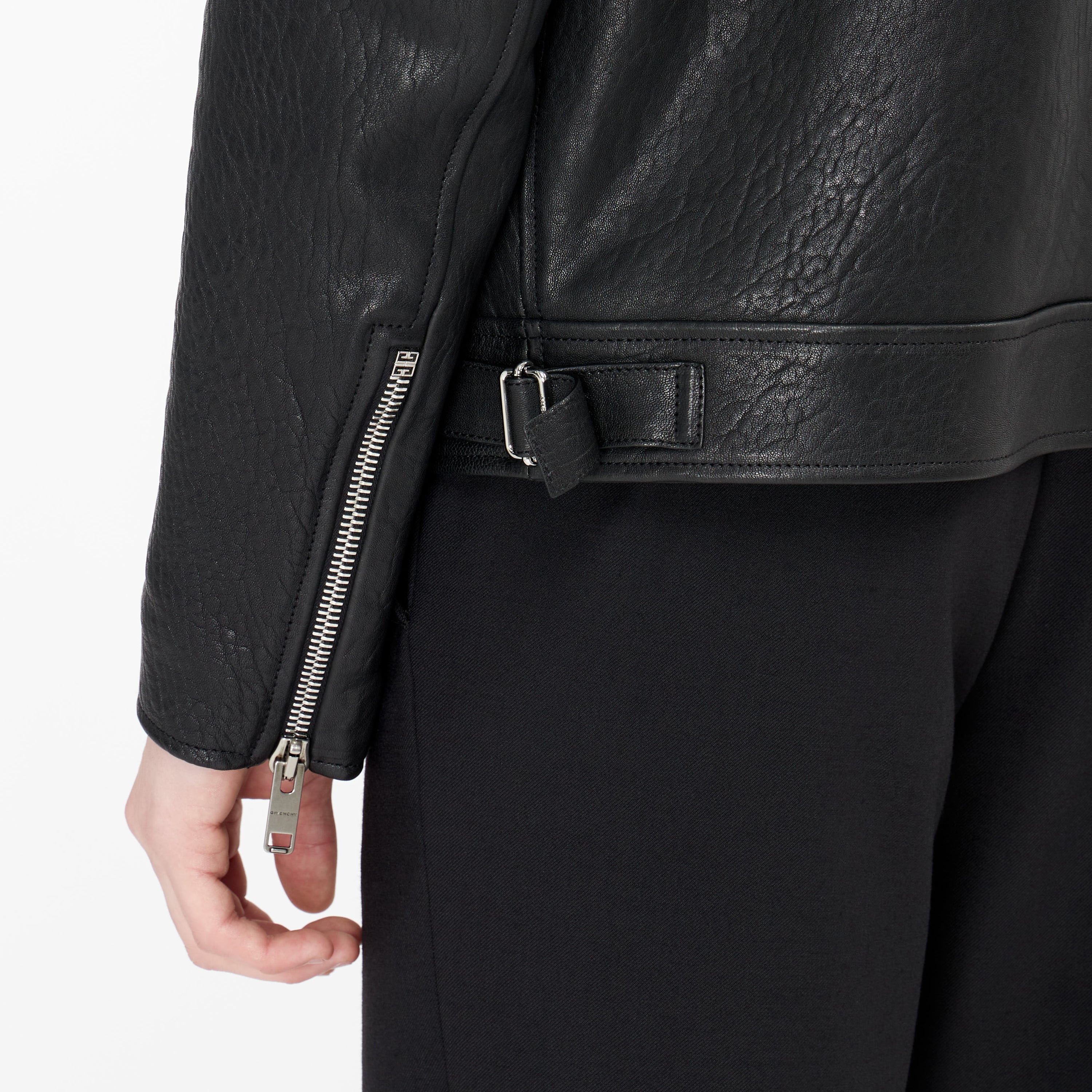 Blouson En Cuir Givenchy Noir