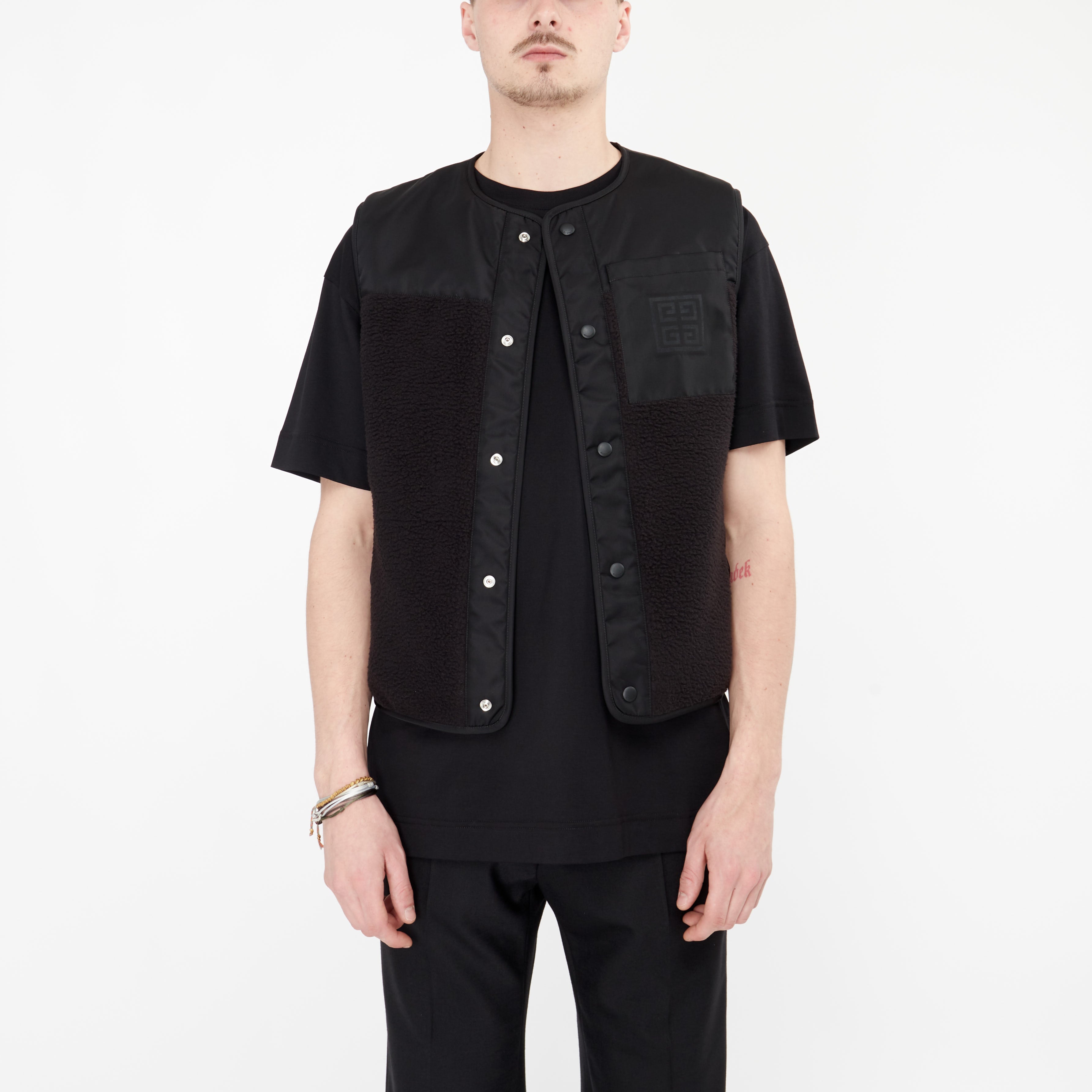 Gilet Givenchy en Laine Mélangées Noir